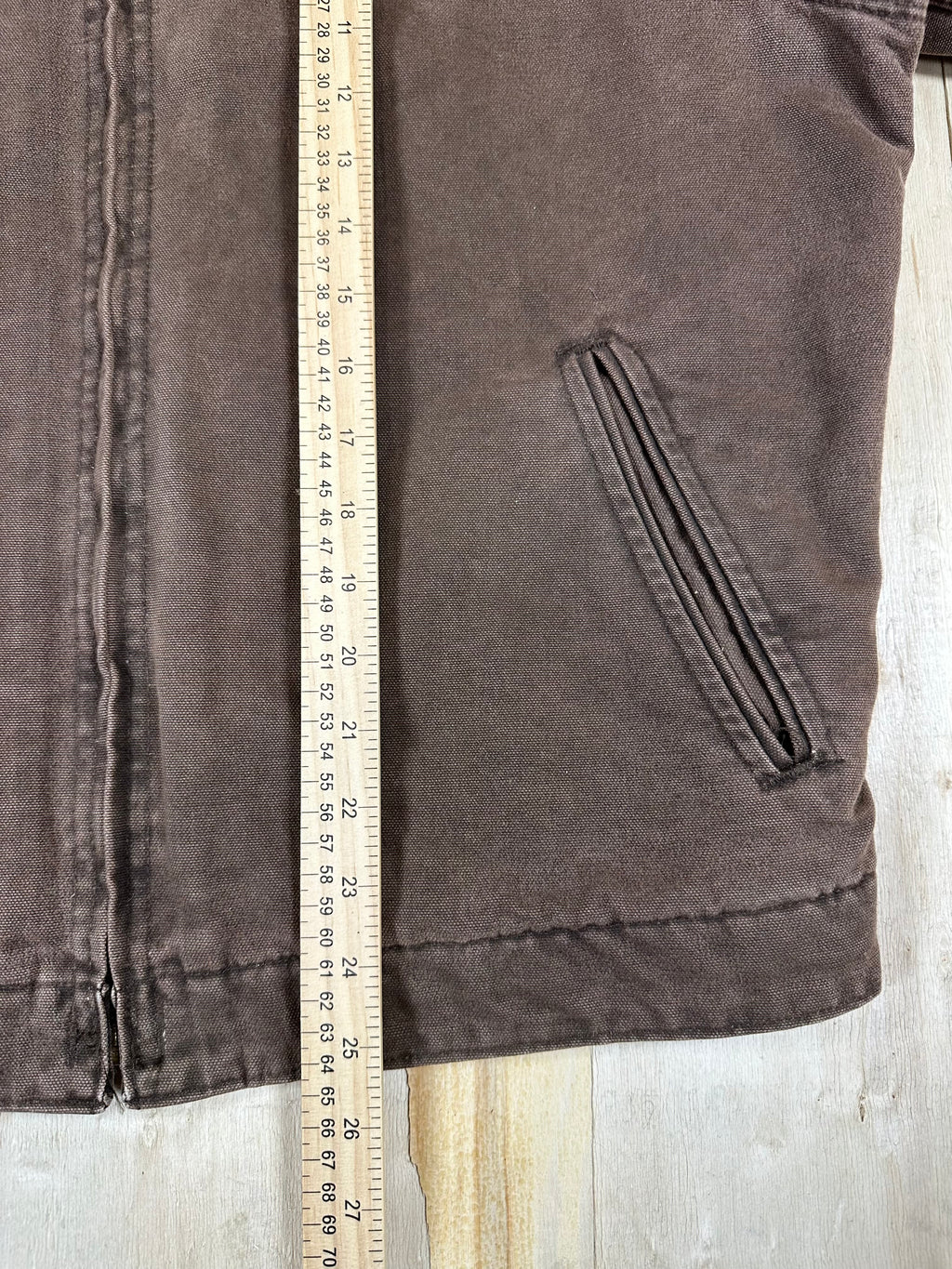 Carhartt J146 CHT Vintage Detroit Jacket Size MED Blanket Lined Y2K Made In USA
