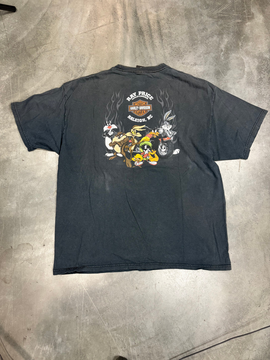 Bugs Bunny Looney Tunes Harley Davidson Vintage Shirt