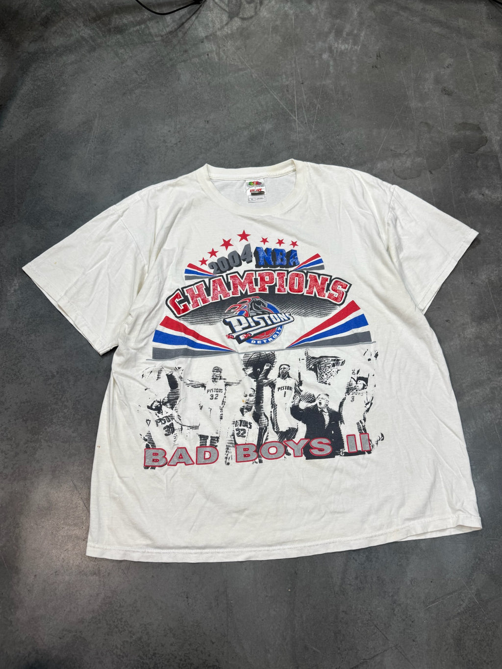 Detroit Piston 2004 NBA Champions Vintage Shirt Bad Boyz Pt 2