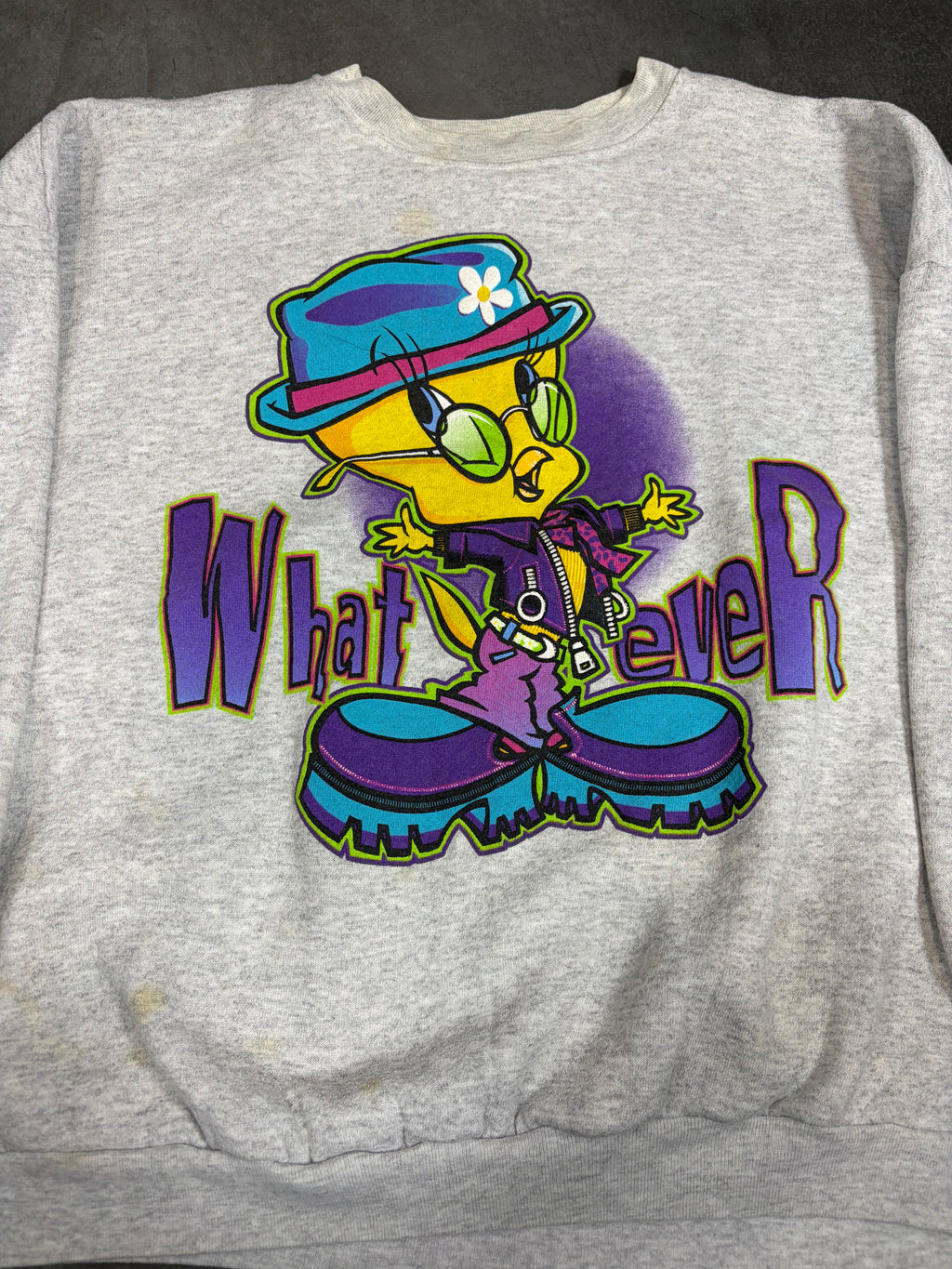 Tweety Bird Looney Tunes Whatever Vintage Crewneck