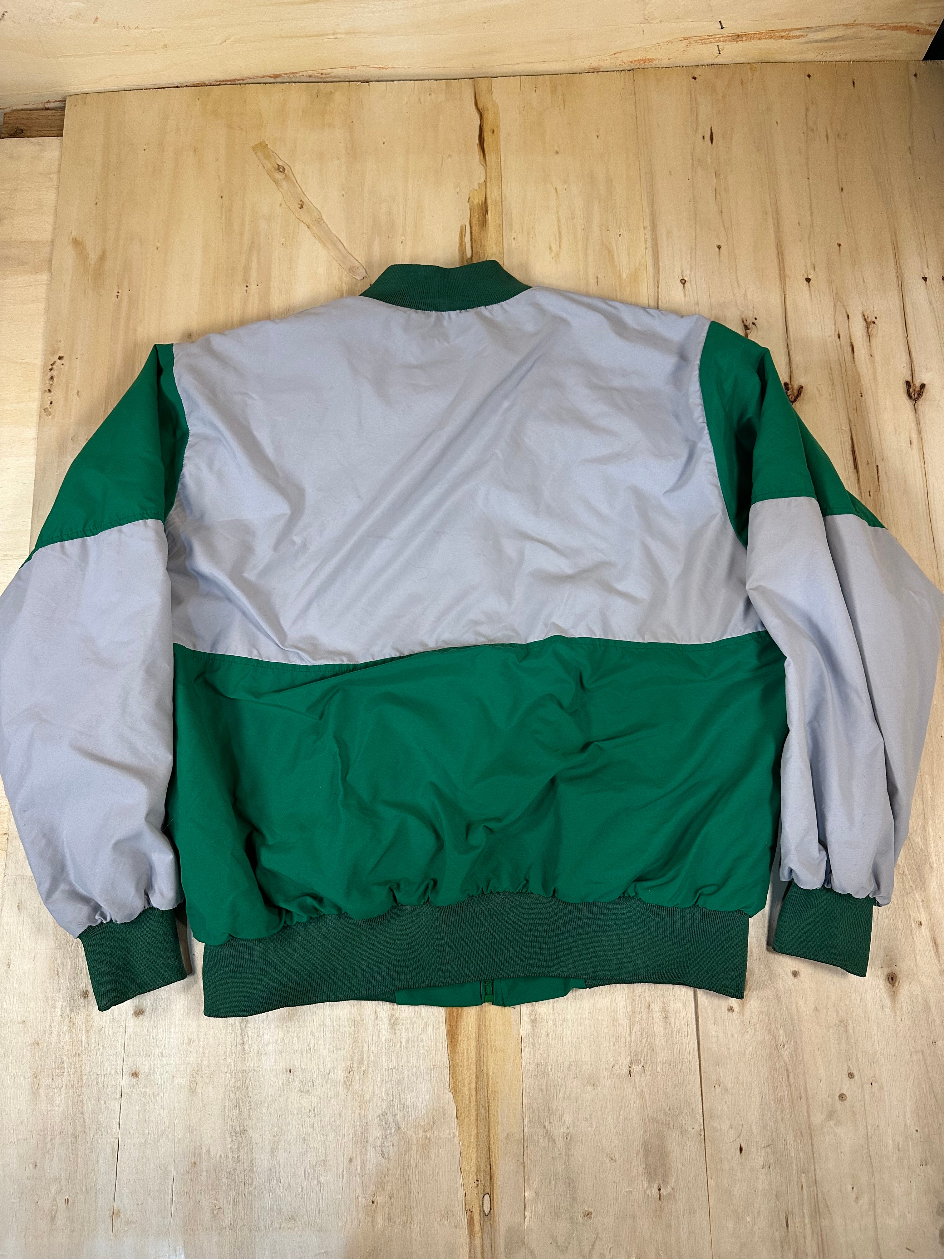 Philadelphia Eagles Vintage Chalk Line NFL Bomber Jacket Size XL Made In USA