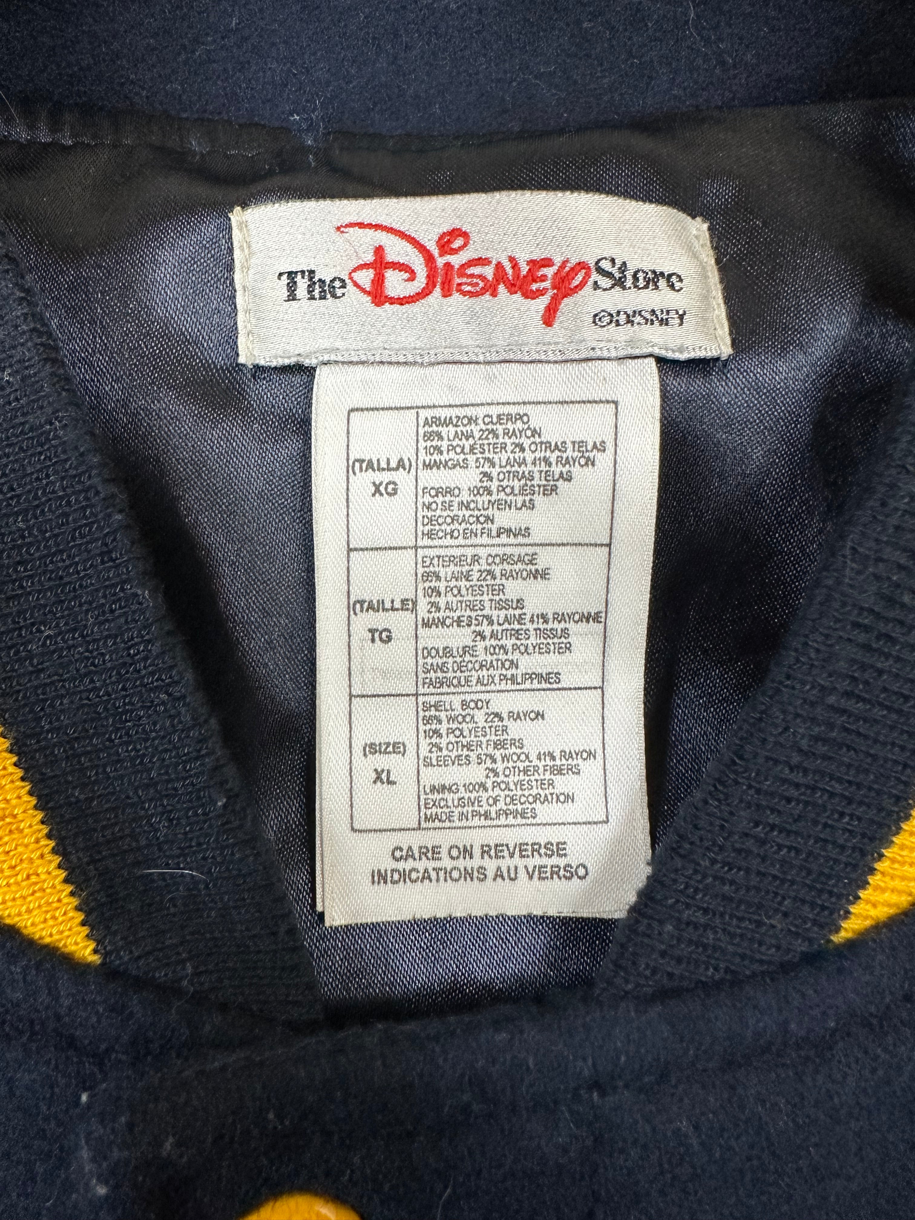 Disney Winnie the Pooh 90s Vintage Wool Varsity Bomber Jacket 100 Acre Wood