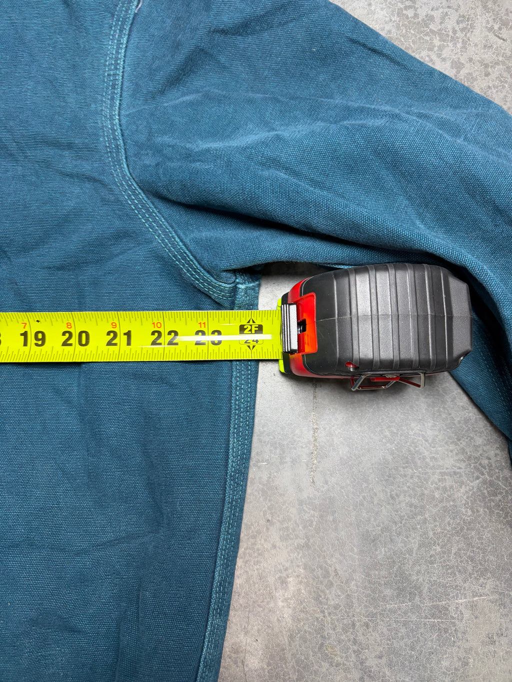 Vintage Dark Teal Carhartt Hooded Jacket-J25 DTL