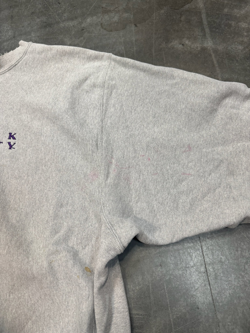 New York University Champion Reverse Weave Vintage Crewneck