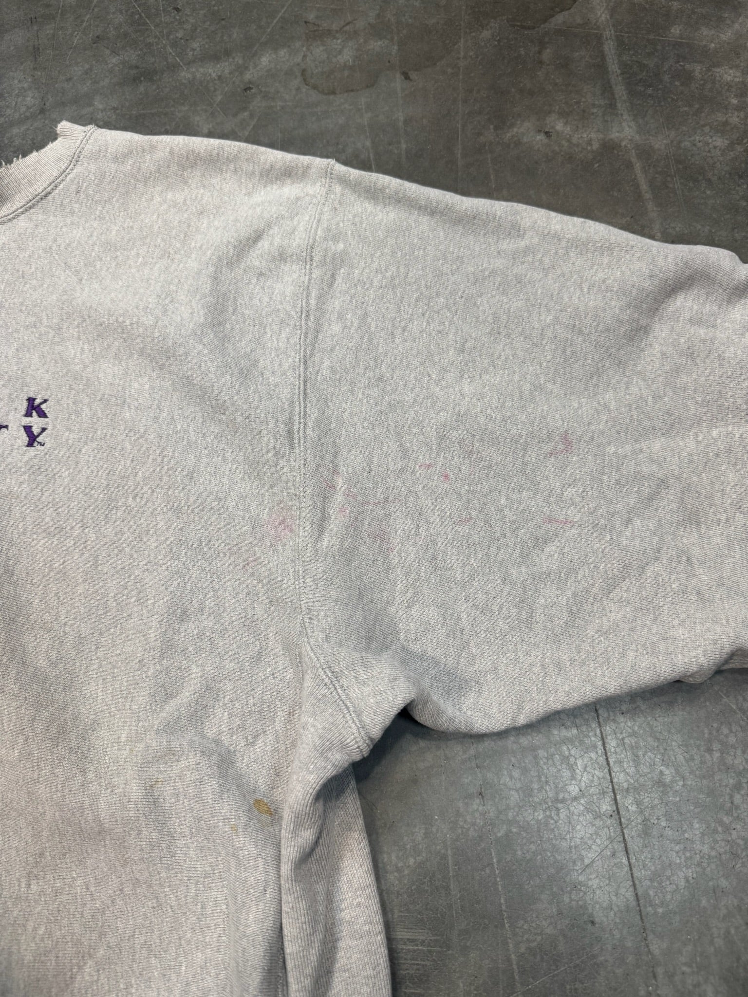 New York University Champion Reverse Weave Vintage Crewneck