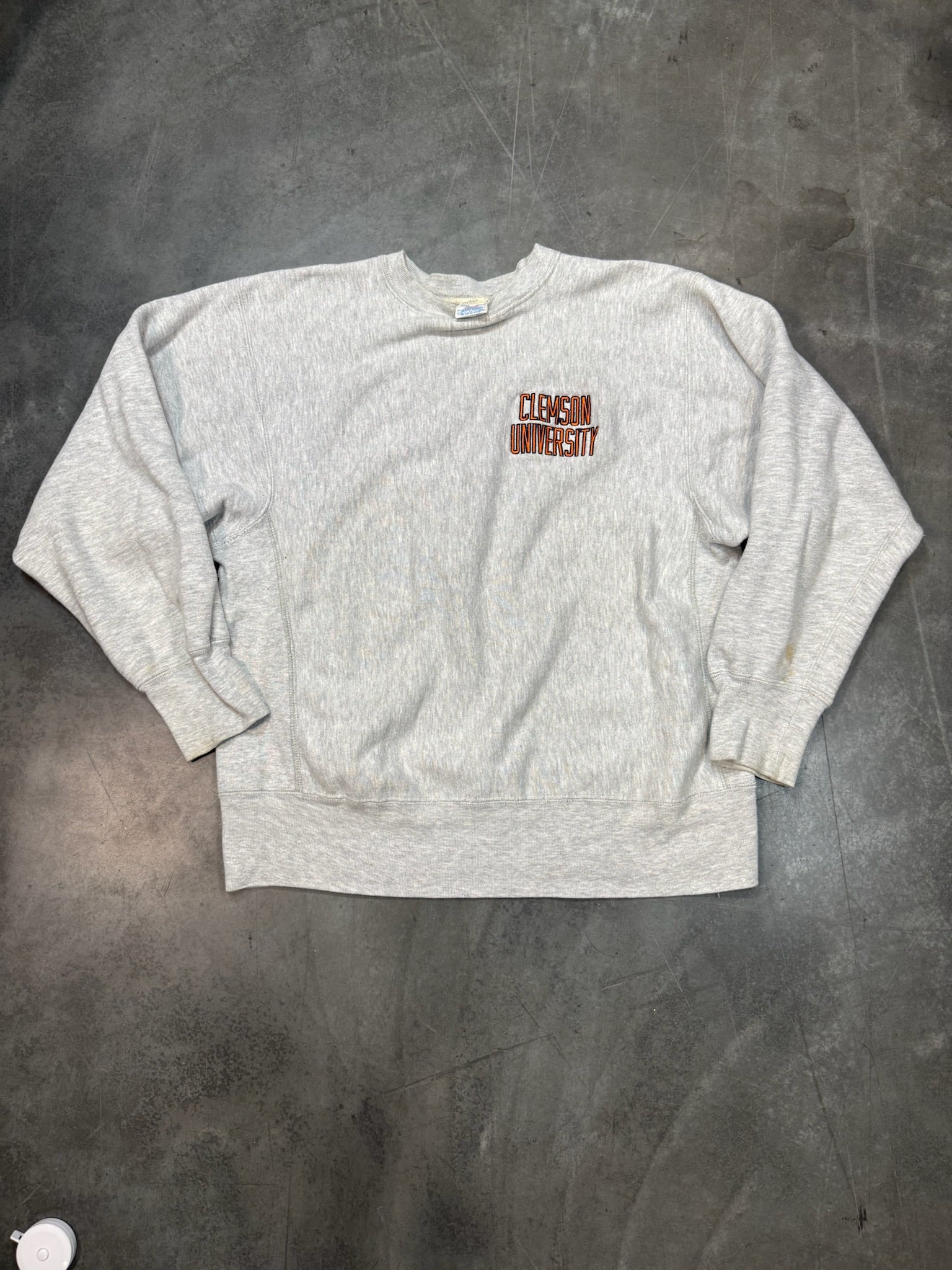 Champion Reverse Weave Clemson Tigers Vintage Crewneck