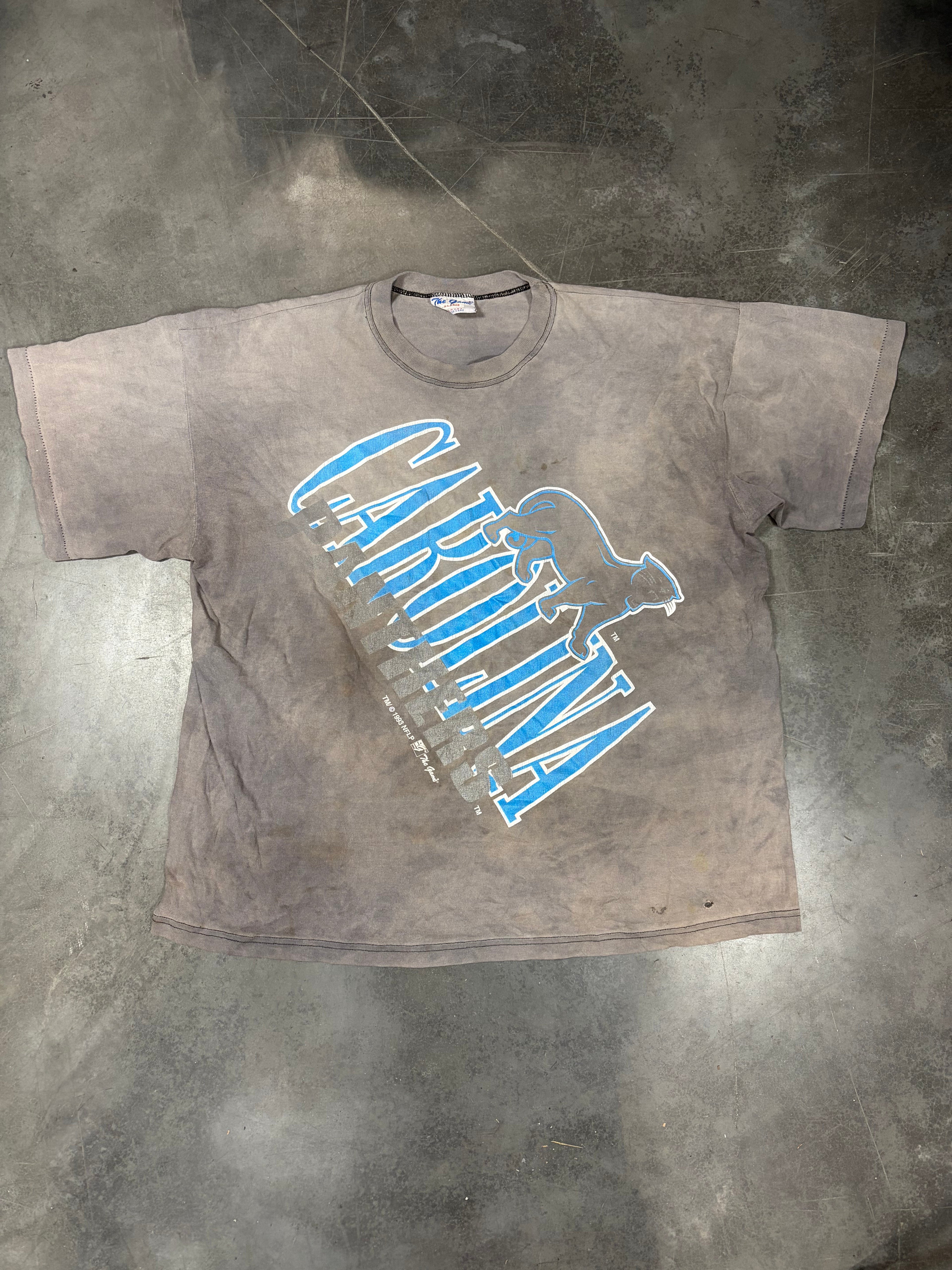 1993 The Game Smoked Out Carolina Panthers Vintage Shirt
