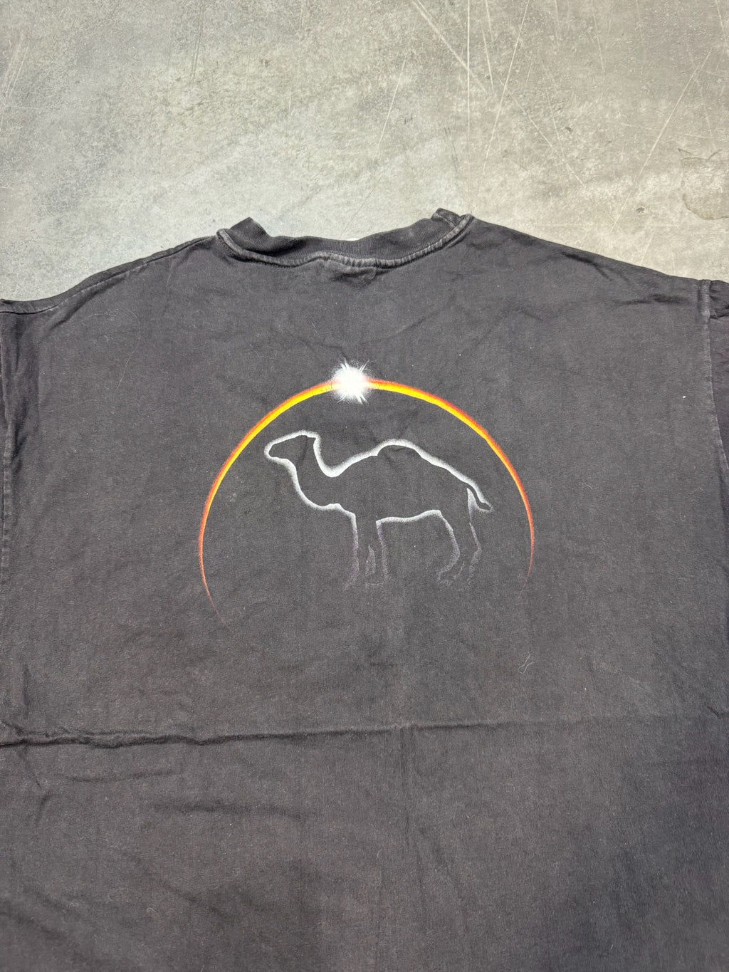 Faded Camel Joe Smoking Tee Vintage Shirt