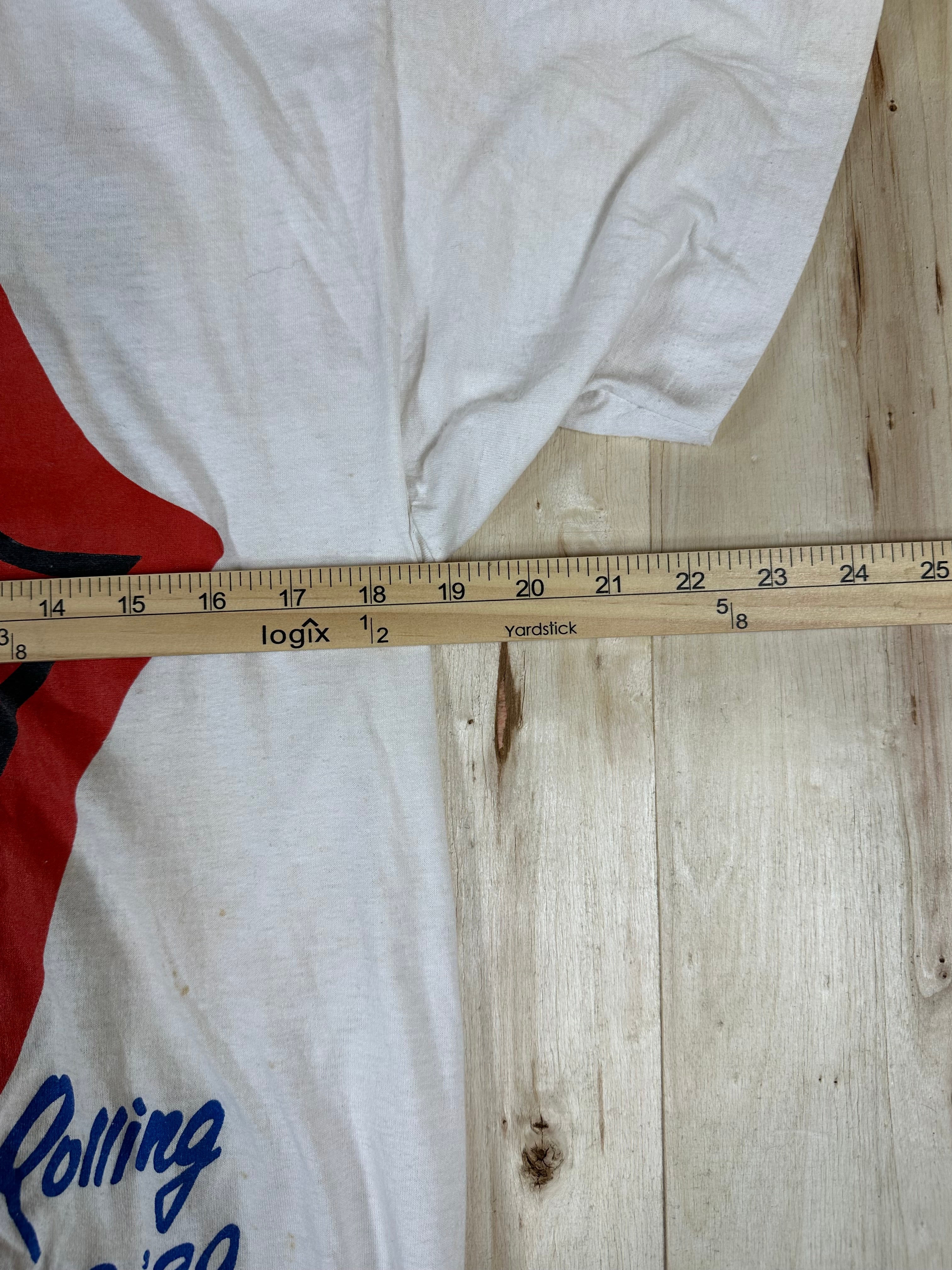 The Rolling Stones Vintage Shirt Steel Wheels Tour 1989 Single Stitch