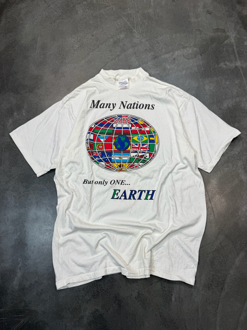 Many Nations But Only One Earth Vintage Shirt