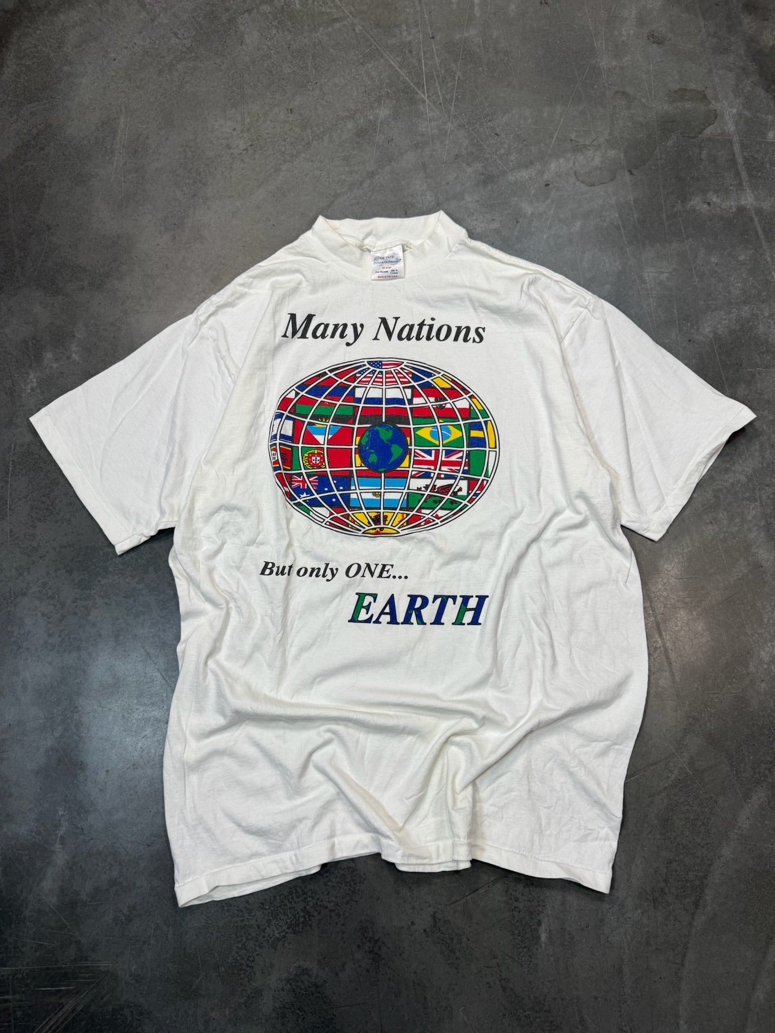 Many Nations But Only One Earth Vintage Shirt