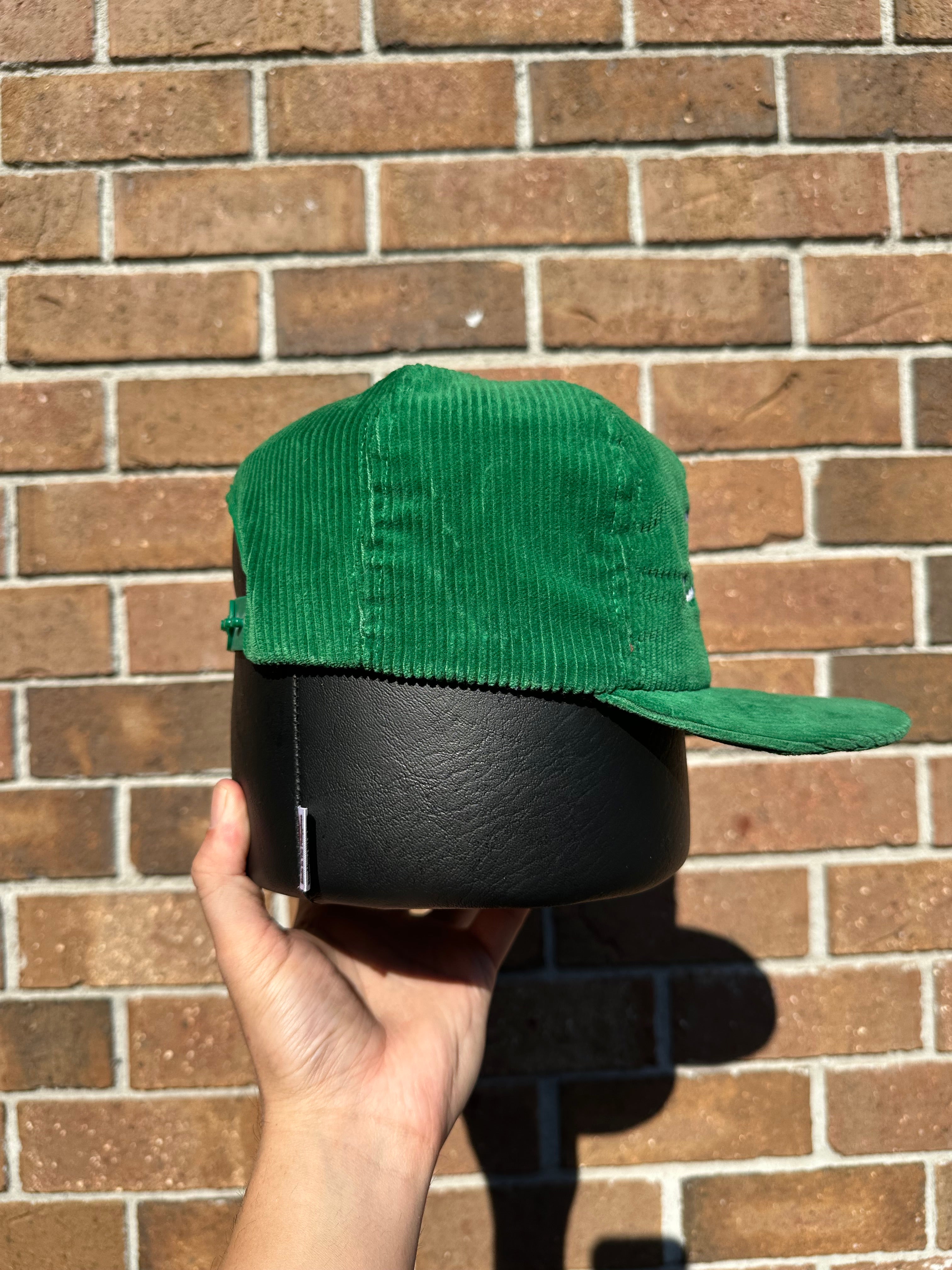 Bentley Script Vintage Corduroy SnapBack Hat Made In USA New Era Pro Design OSFA