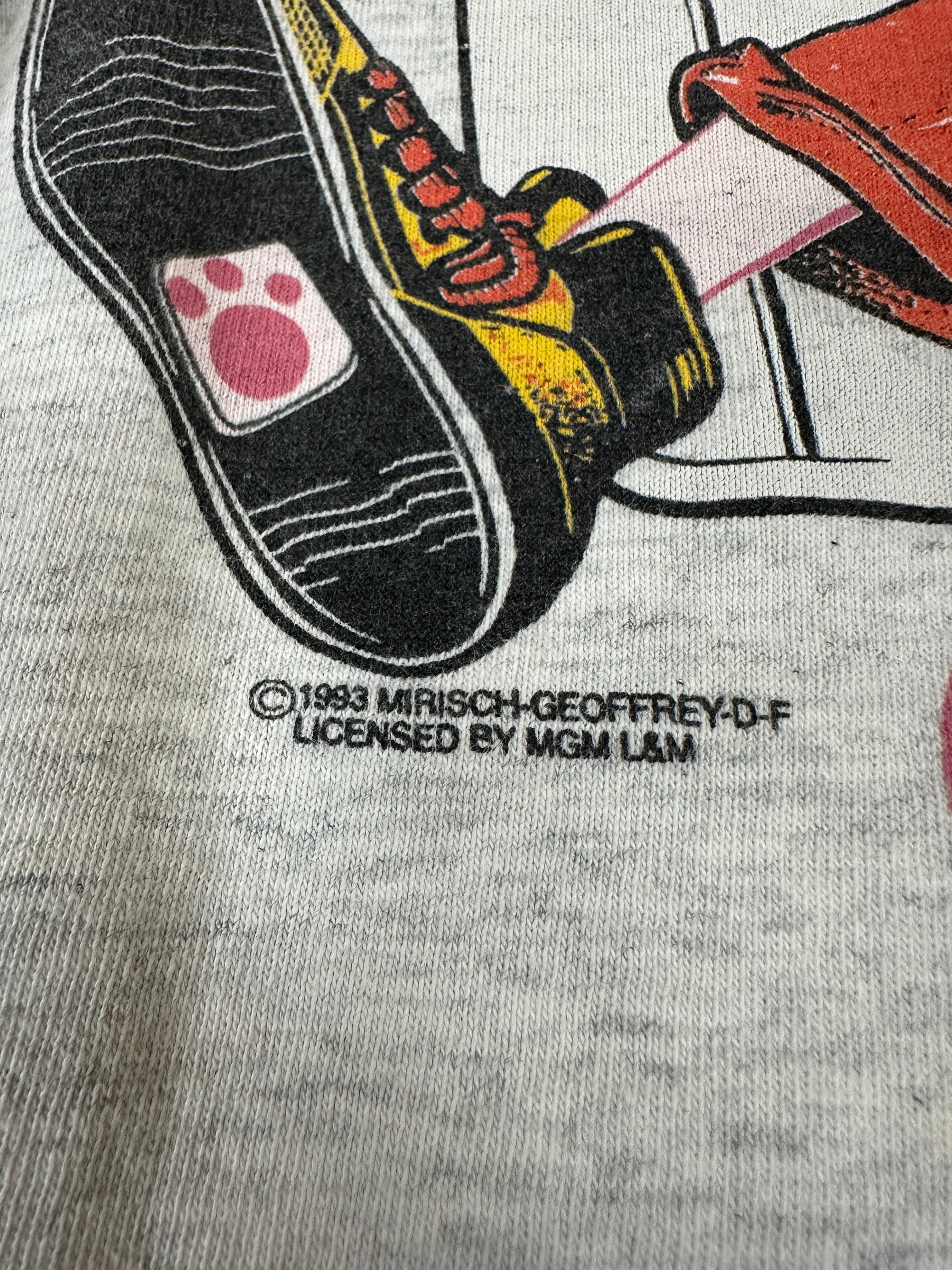 Clemson Tigers Grail Shirt 1993 Pink Panther NCAA Basketball Delta Tag Made USA