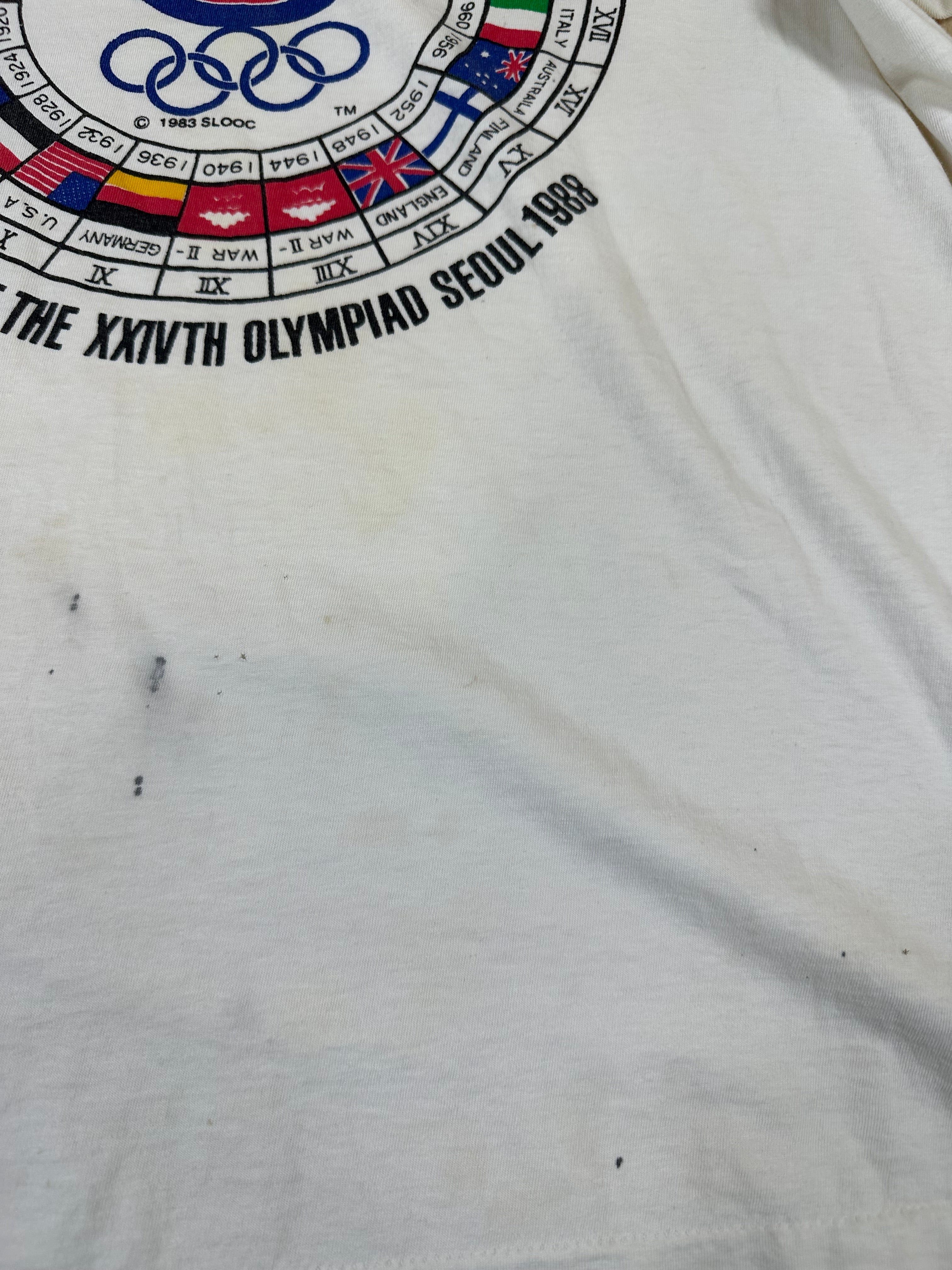 1988 Olympic Games Shirt Seoul South Korea Vintage Shirt Welcome To Korea 1983