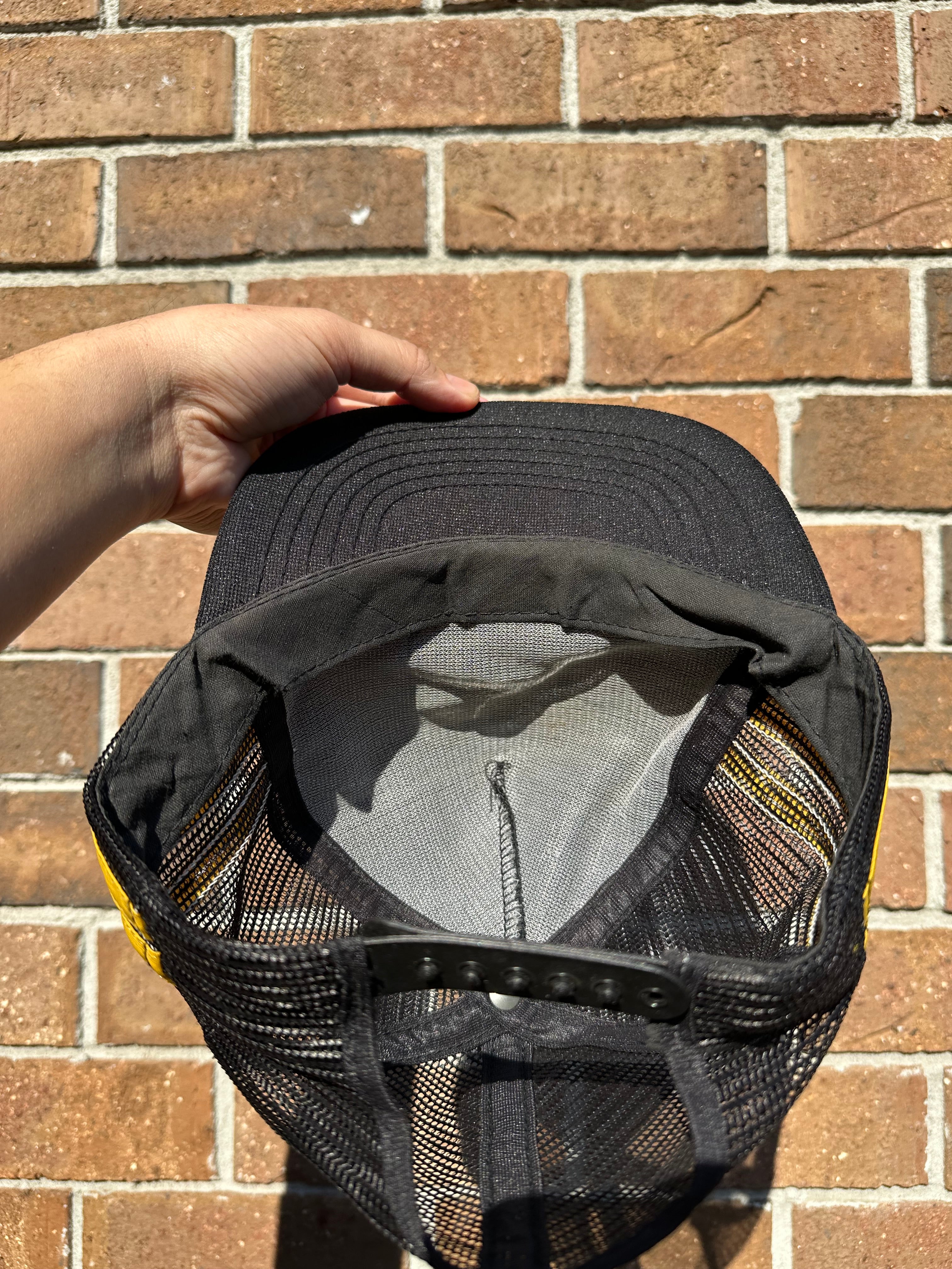 Three Stripes Hat Partying Beer Chugging Butt Kicking Vintage SnapBack Trucker