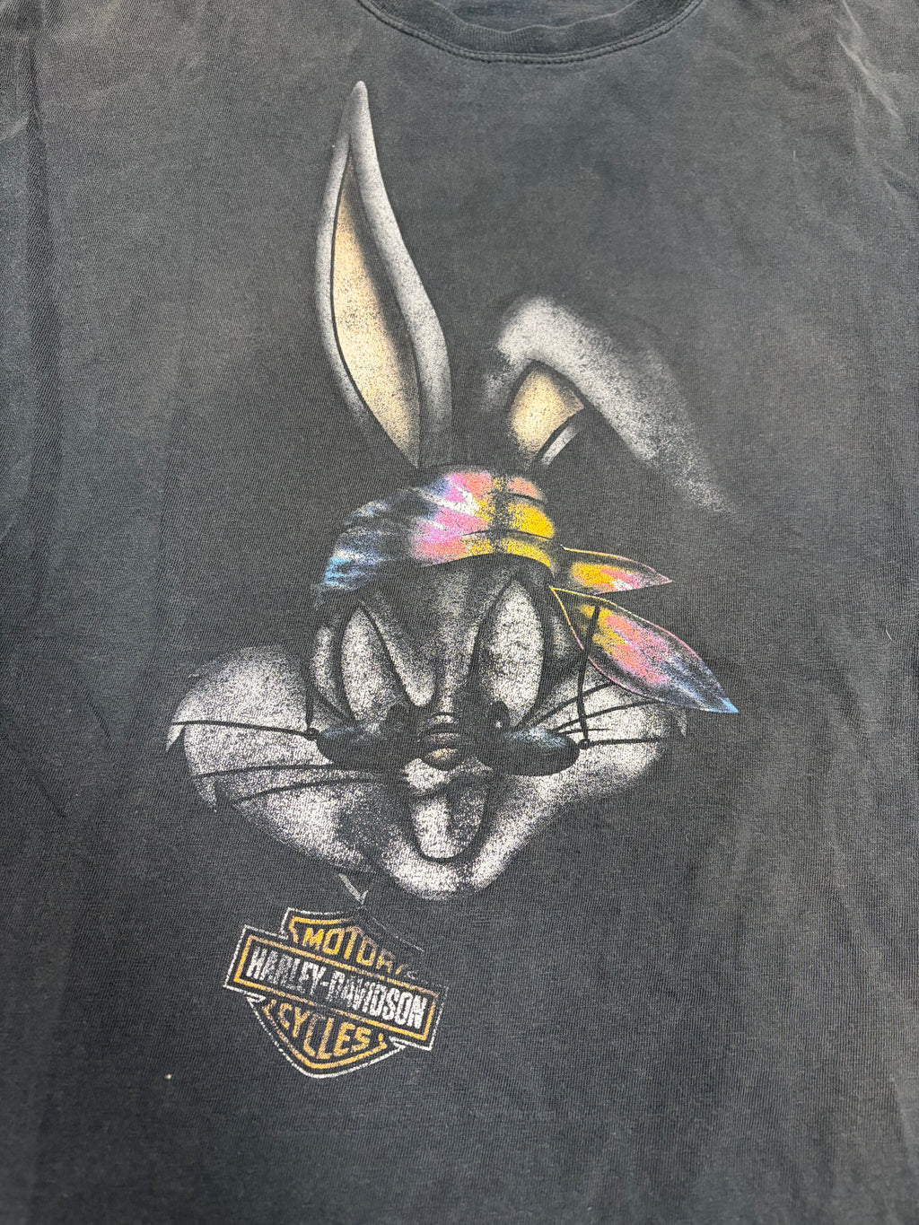 Bugs Bunny Looney Tunes Harley Davidson Vintage Shirt