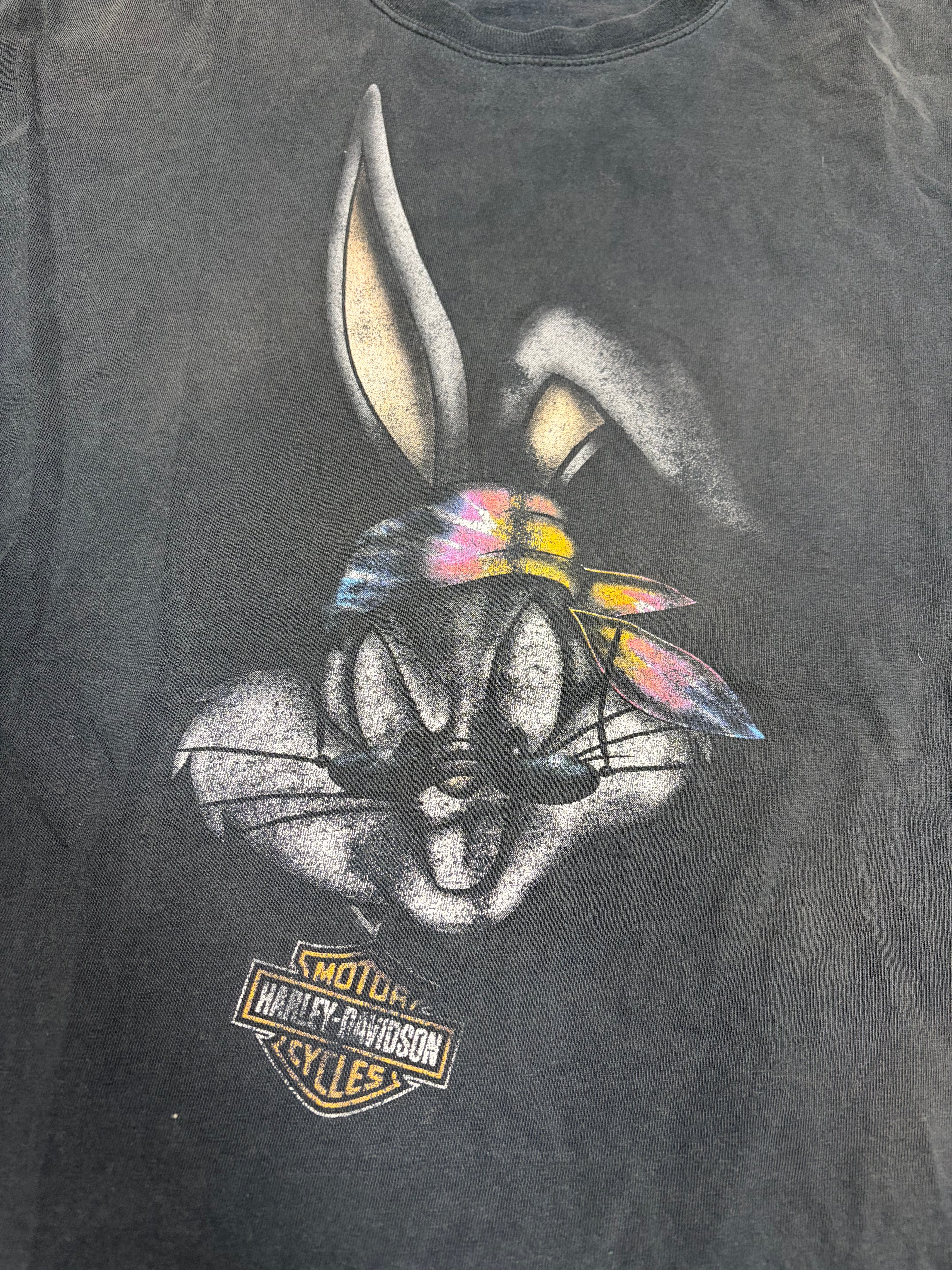 Bugs Bunny Looney Tunes Harley Davidson Vintage Shirt