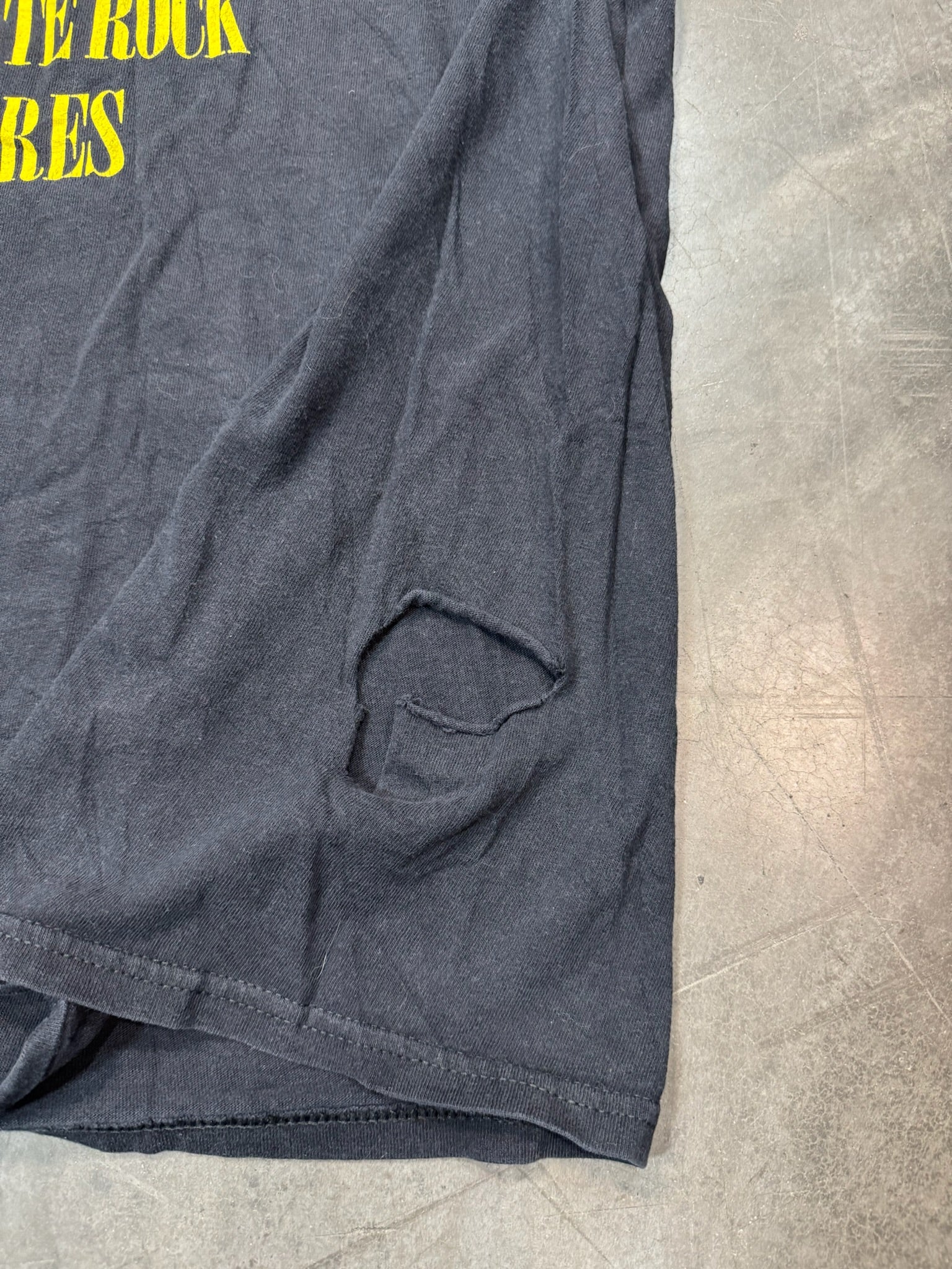 1992 Nirvana Kurt Cobain Smiley Face Vintage Faded and Thrashed Shirt