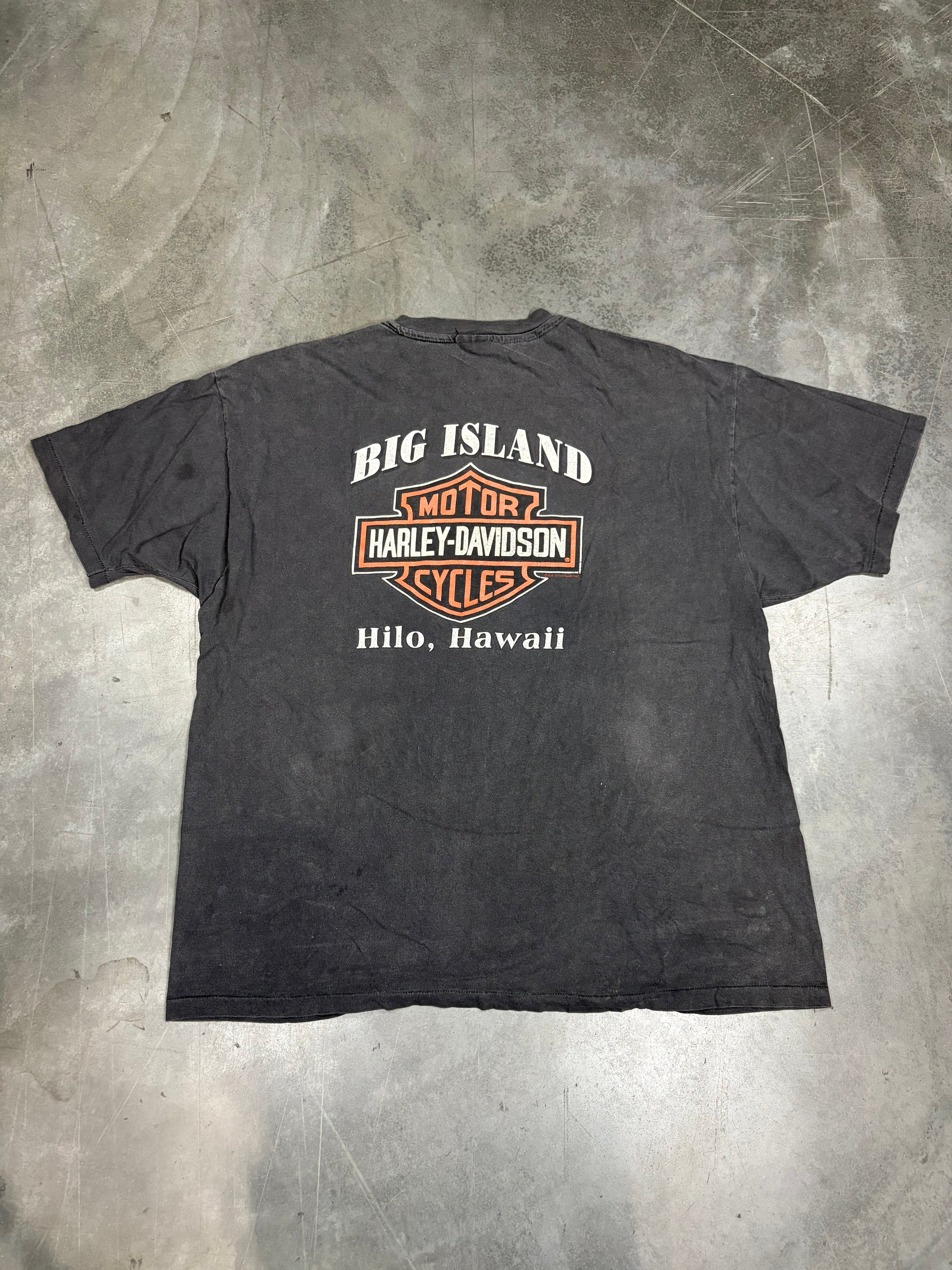 1993 A Ride in Paradise Hawaii Harley Davidson Vintage Shirt