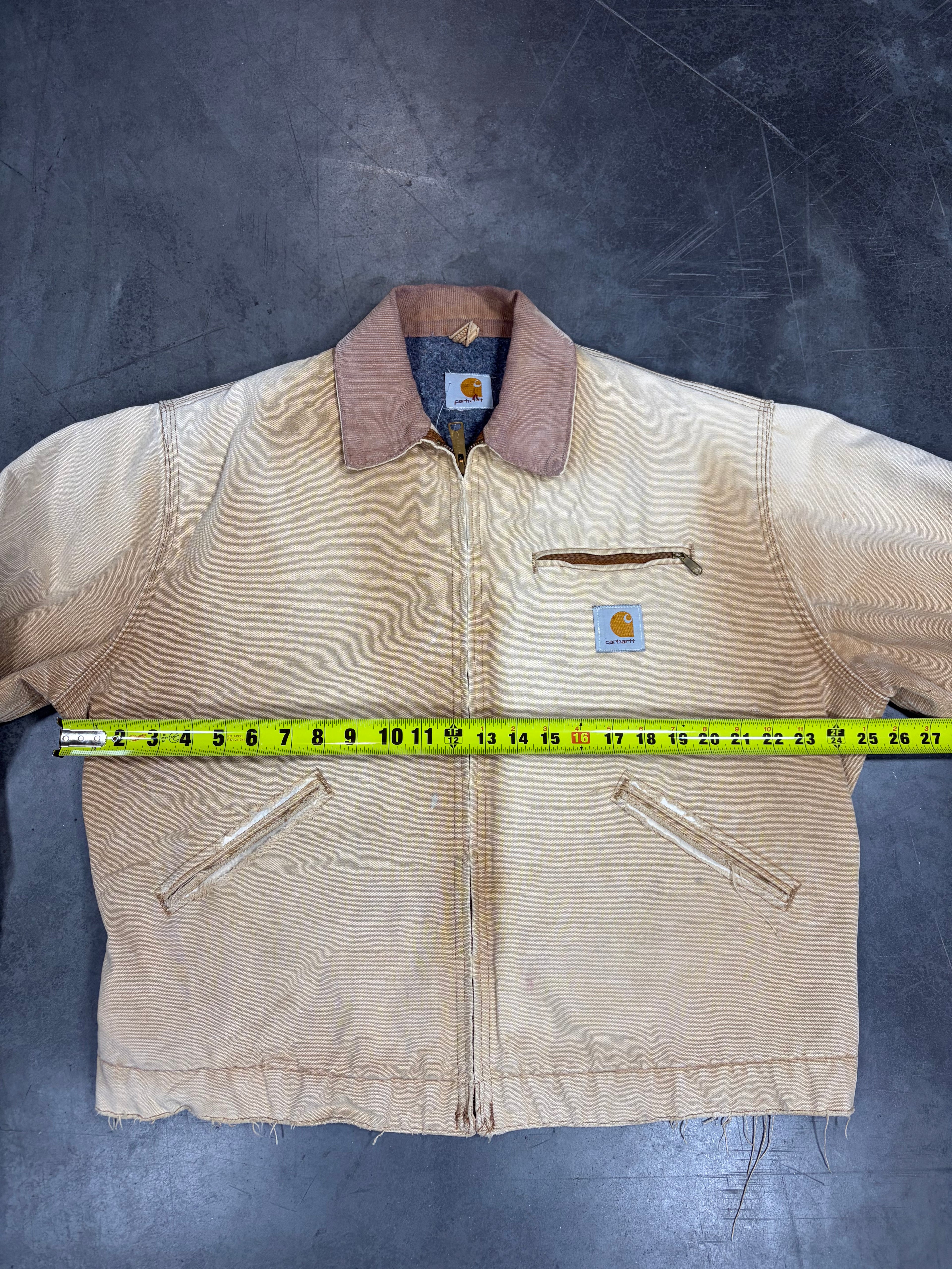Vintage Blanked Lined Faded Carhartt Detroit Jacket J01