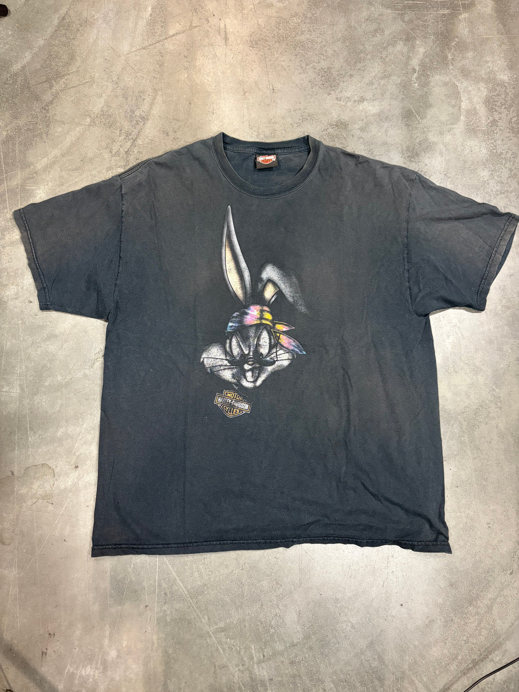 Bugs Bunny Looney Tunes Harley Davidson Vintage Shirt