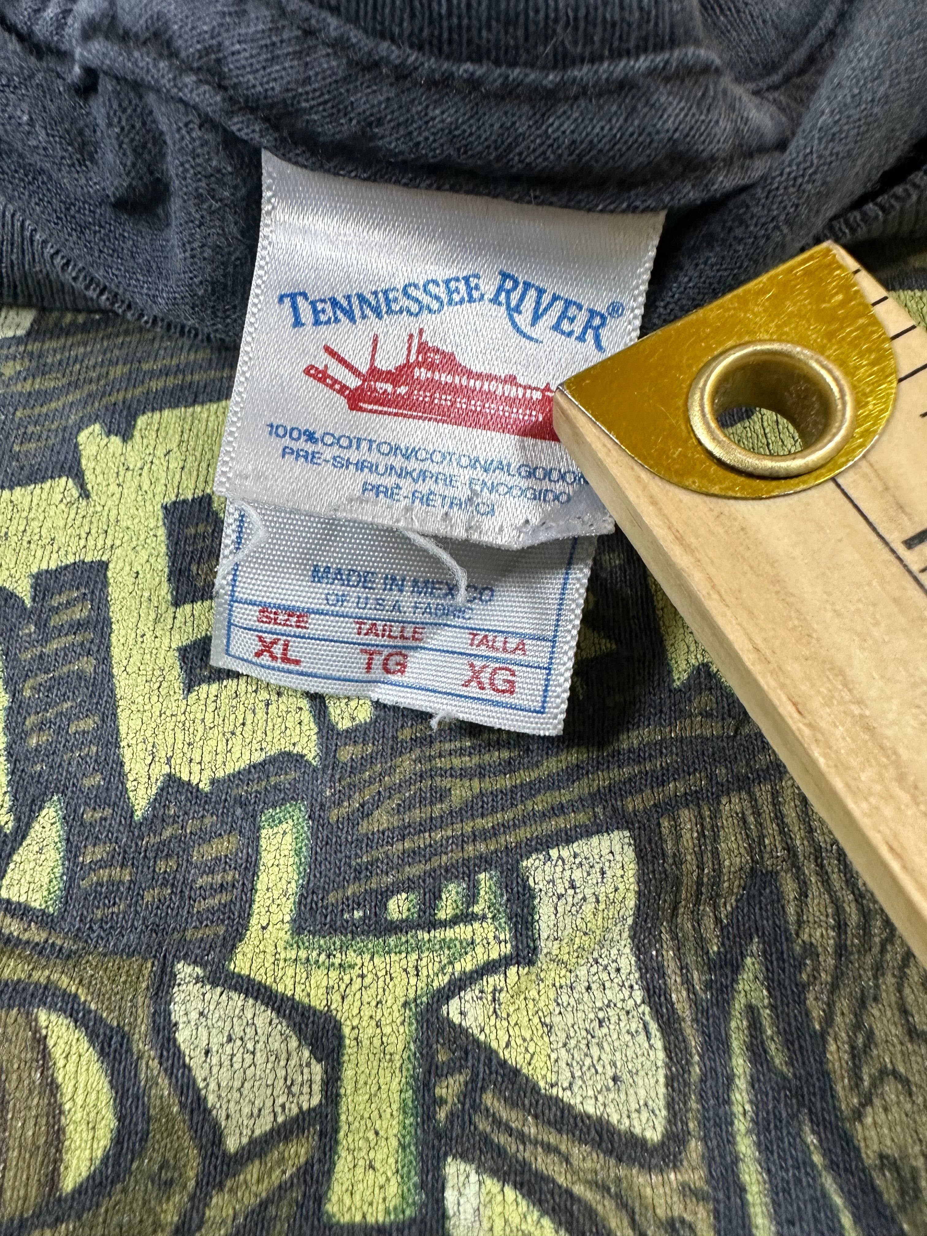 System of a Down Toxicity SOAD Tennessee River Tag Metal Tour Vintage Shirt XL