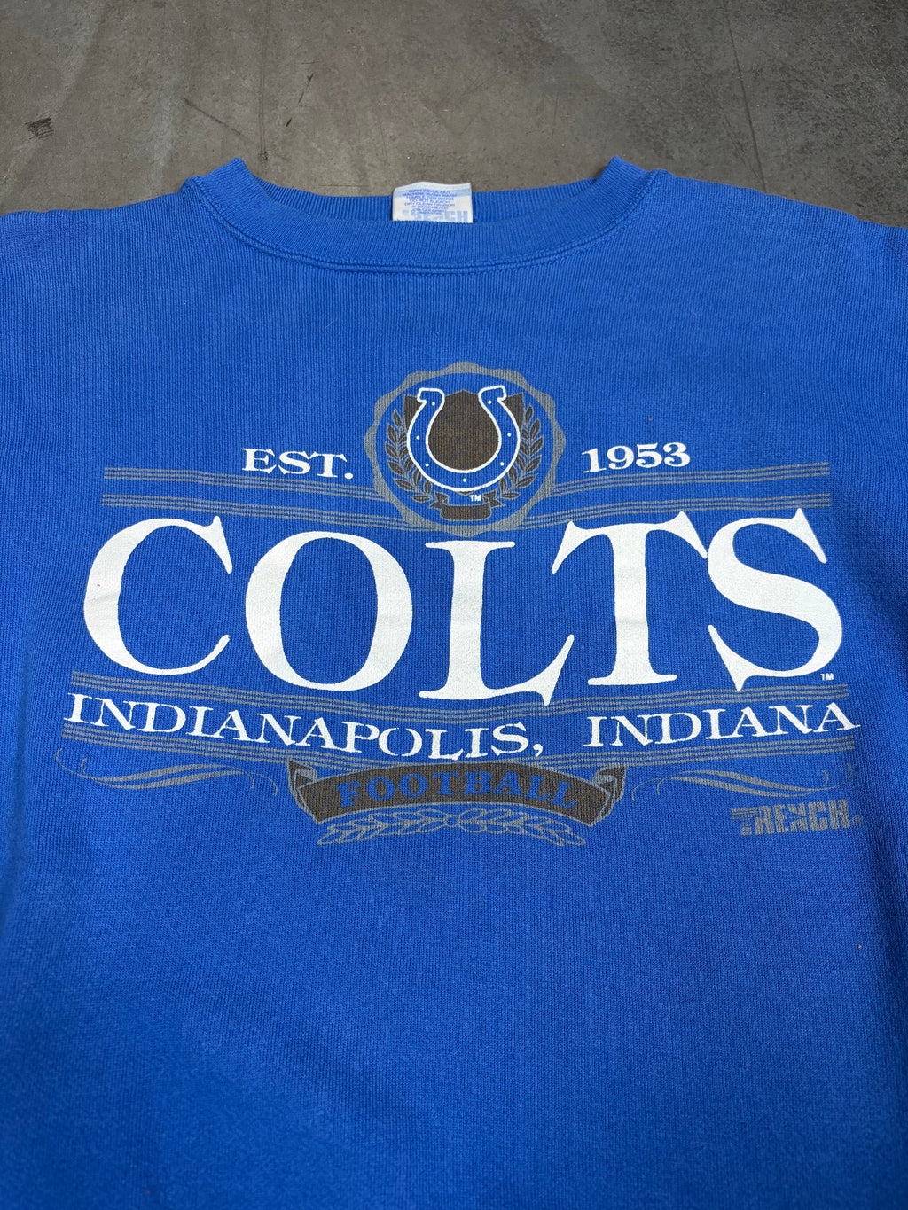 Indianapolis Colts Vintage NFL Crewneck
