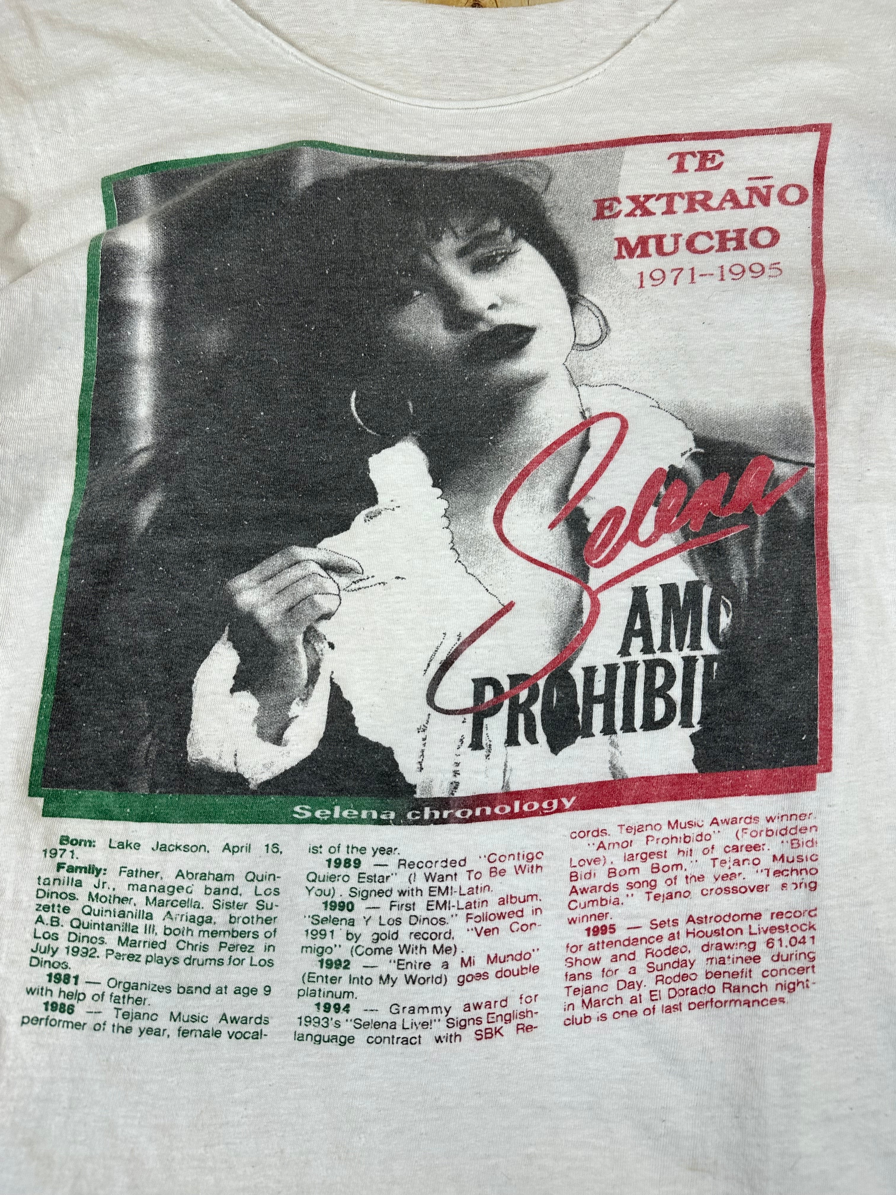 1995 Selena Concert Tee