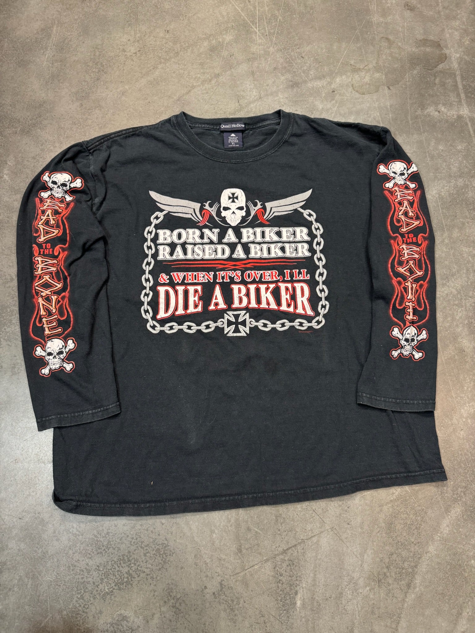 Born a Biker, Raised a Biker Vintage Shirt