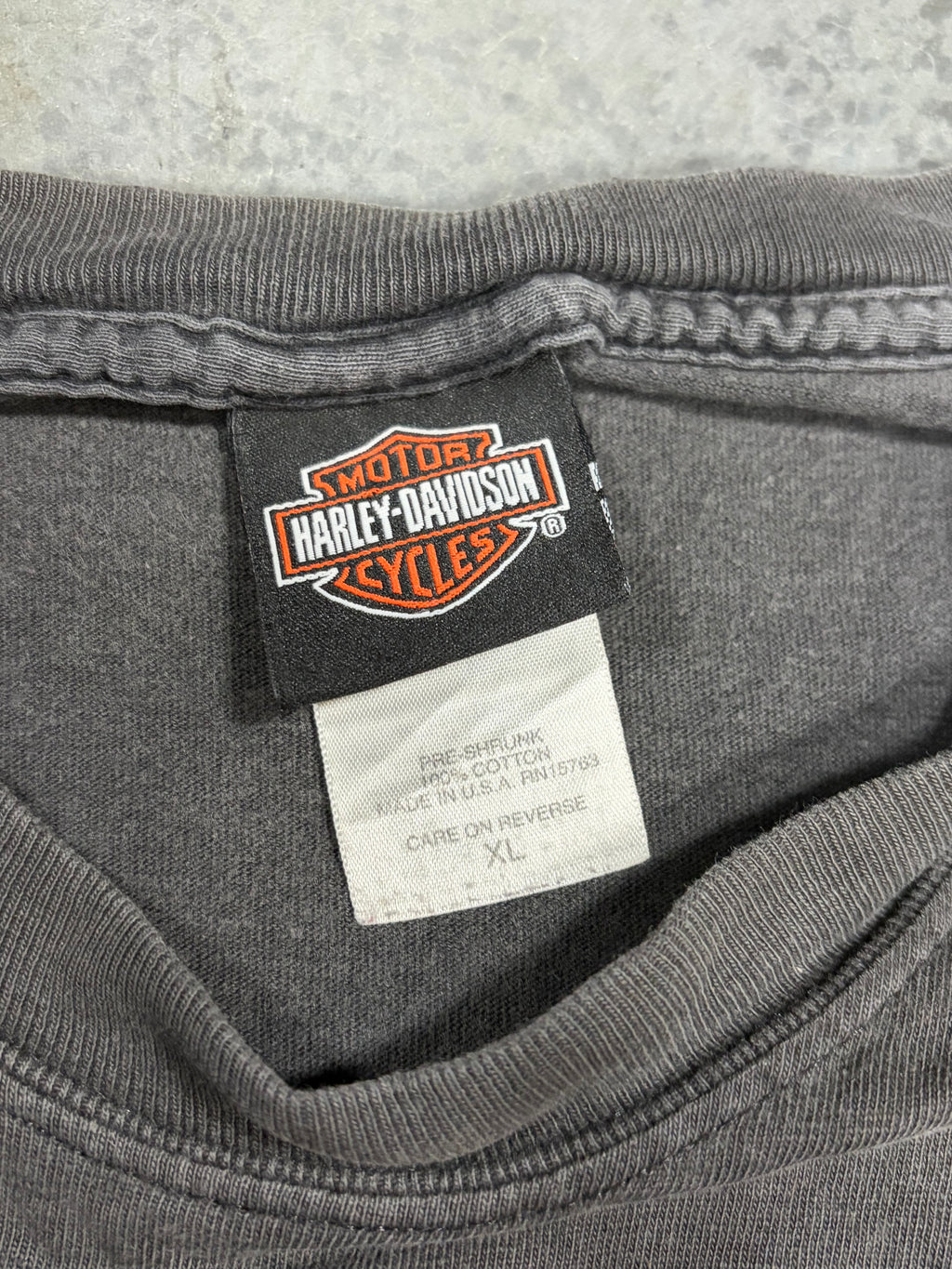 Faded Flaming Eagle Harley Davidson Vintage Shirt