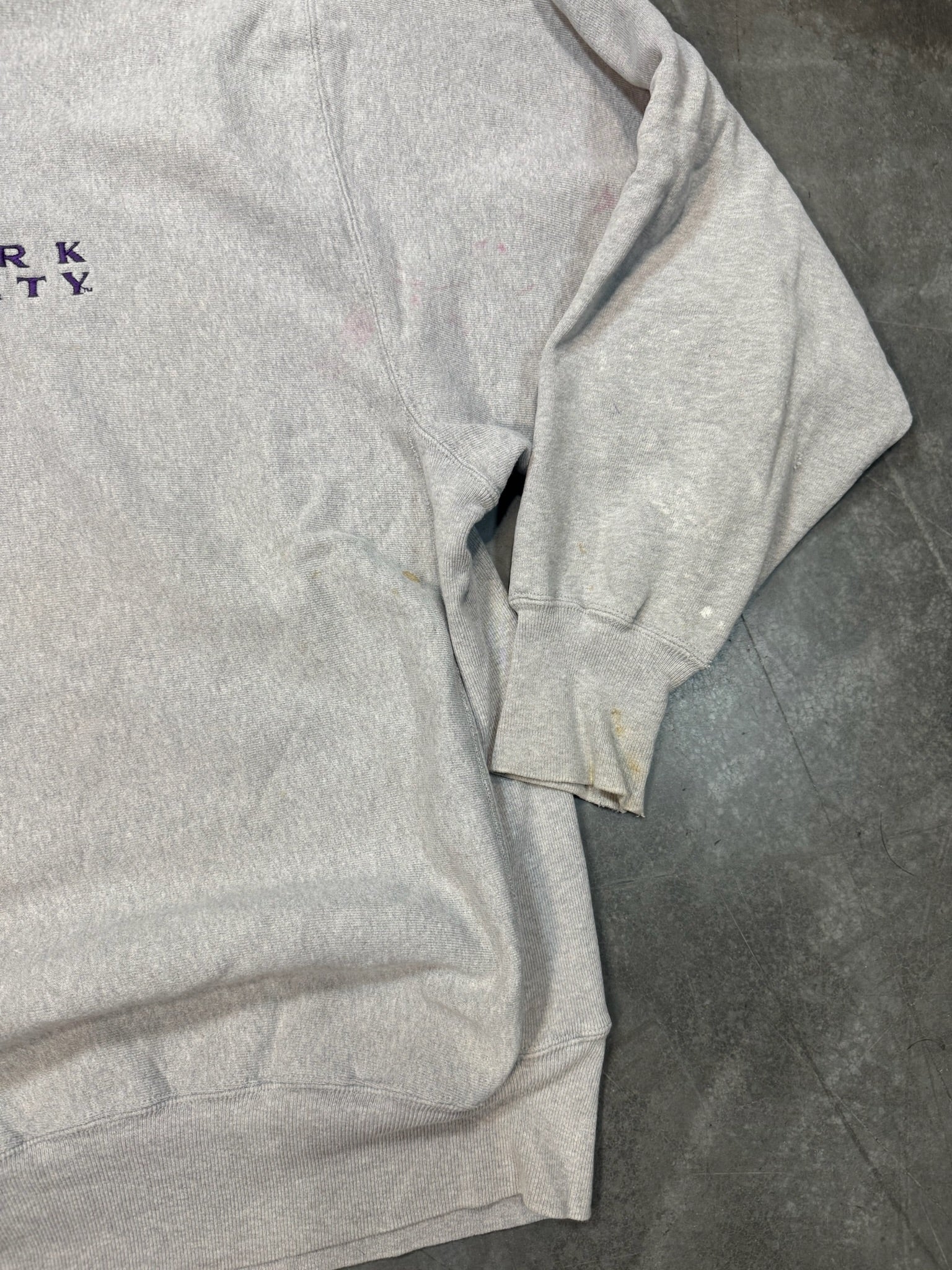 New York University Champion Reverse Weave Vintage Crewneck