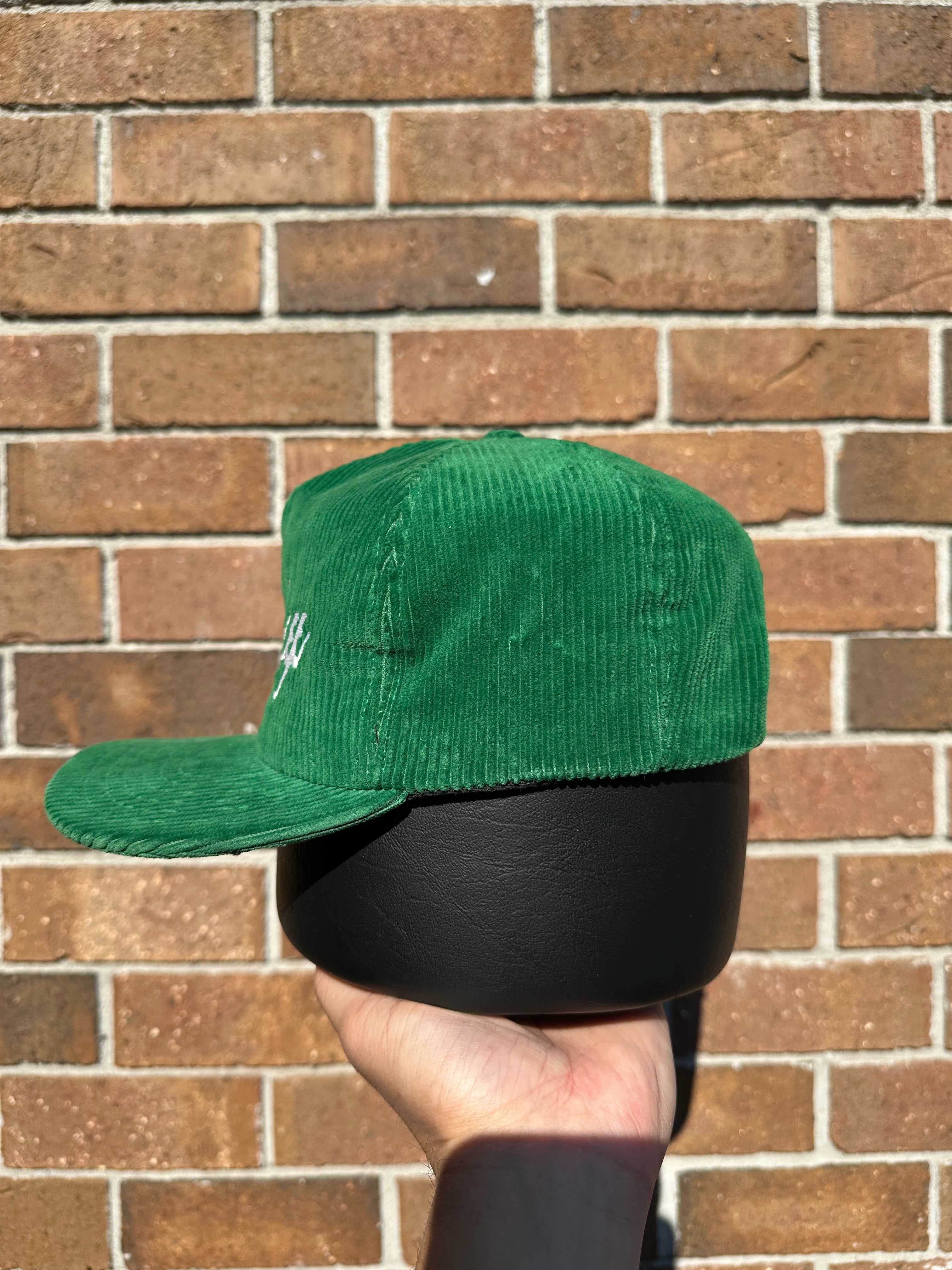 Bentley Script Vintage Corduroy SnapBack Hat Made In USA New Era Pro Design OSFA