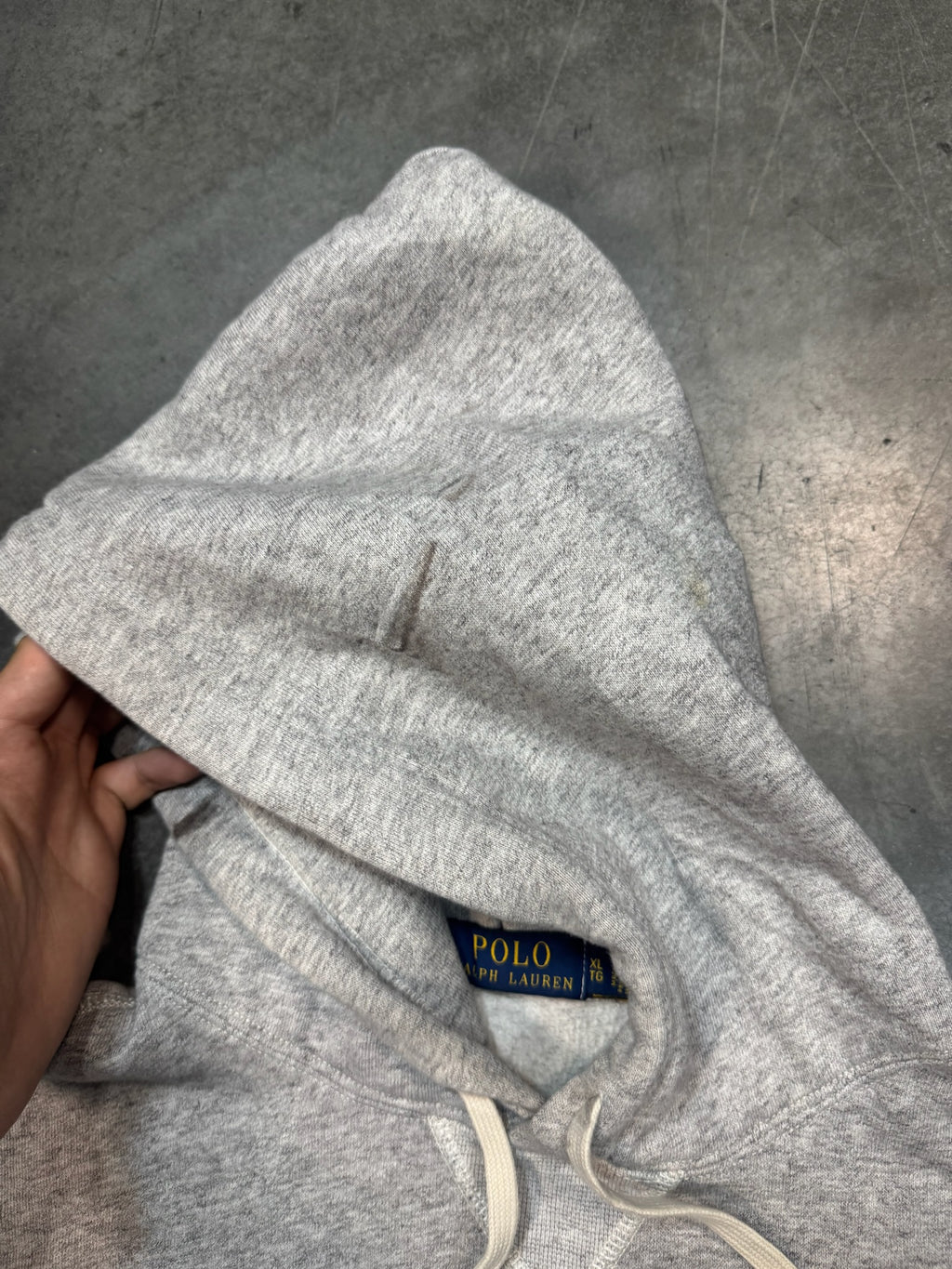 Polo Ralph Lauren Fierce Tiger Grey Stitched Hoodie Pullover