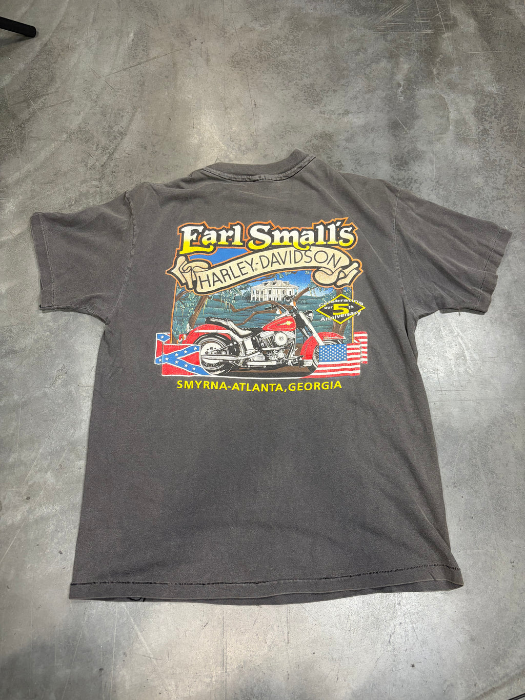 1991 American Heritage Motorcycle Eagle Harley Davidson Vintage Shirt