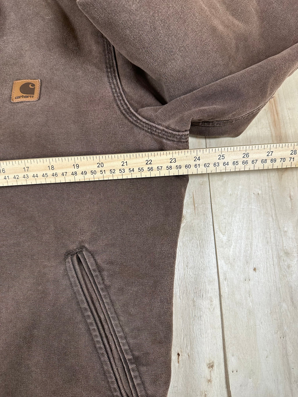 Carhartt J146 CHT Vintage Detroit Jacket Size MED Blanket Lined Y2K Made In USA