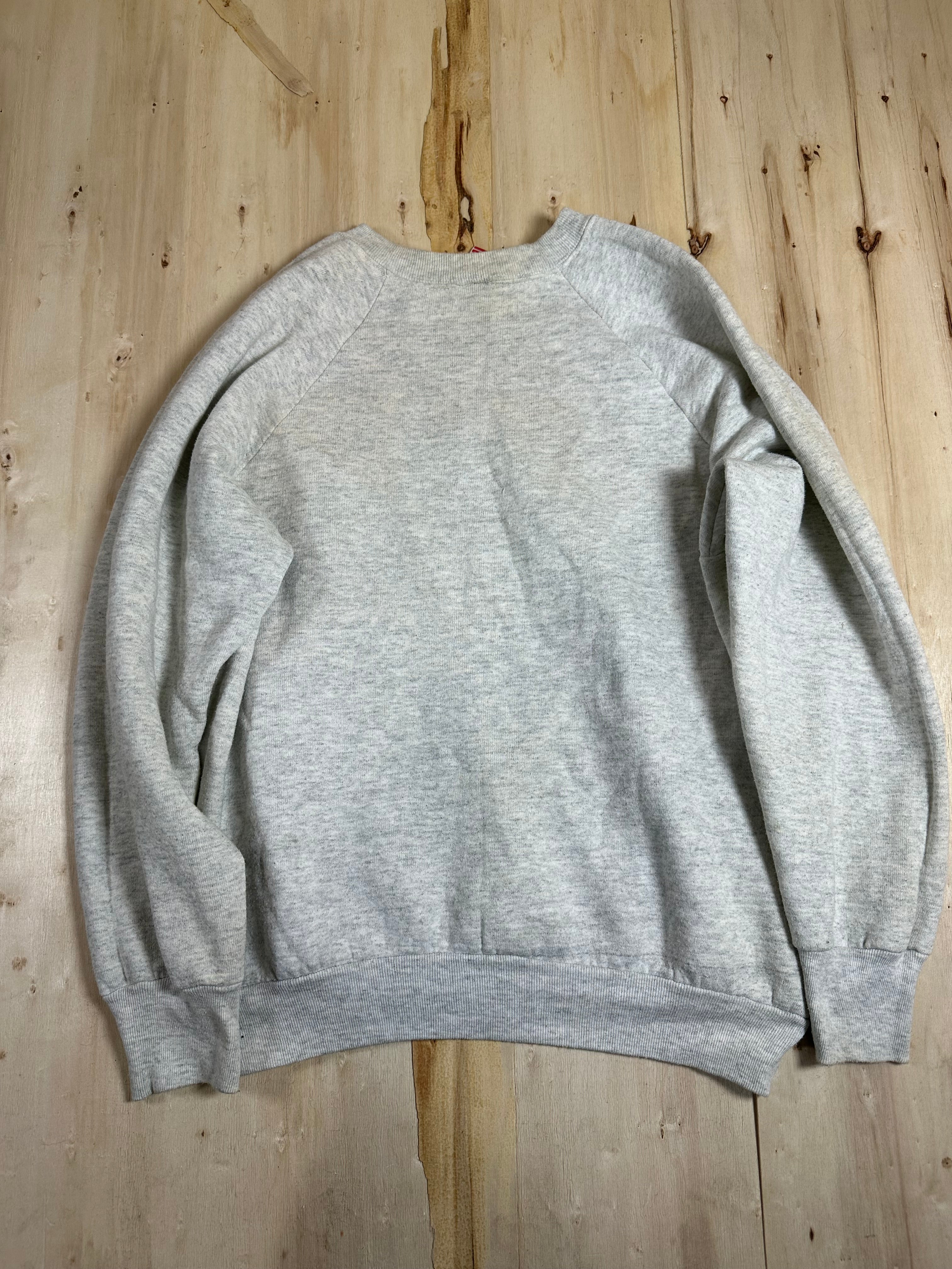 Atlanta Braves Welcome To The Chop Shop VTG Crewneck Fruit Of The Loom Made USA