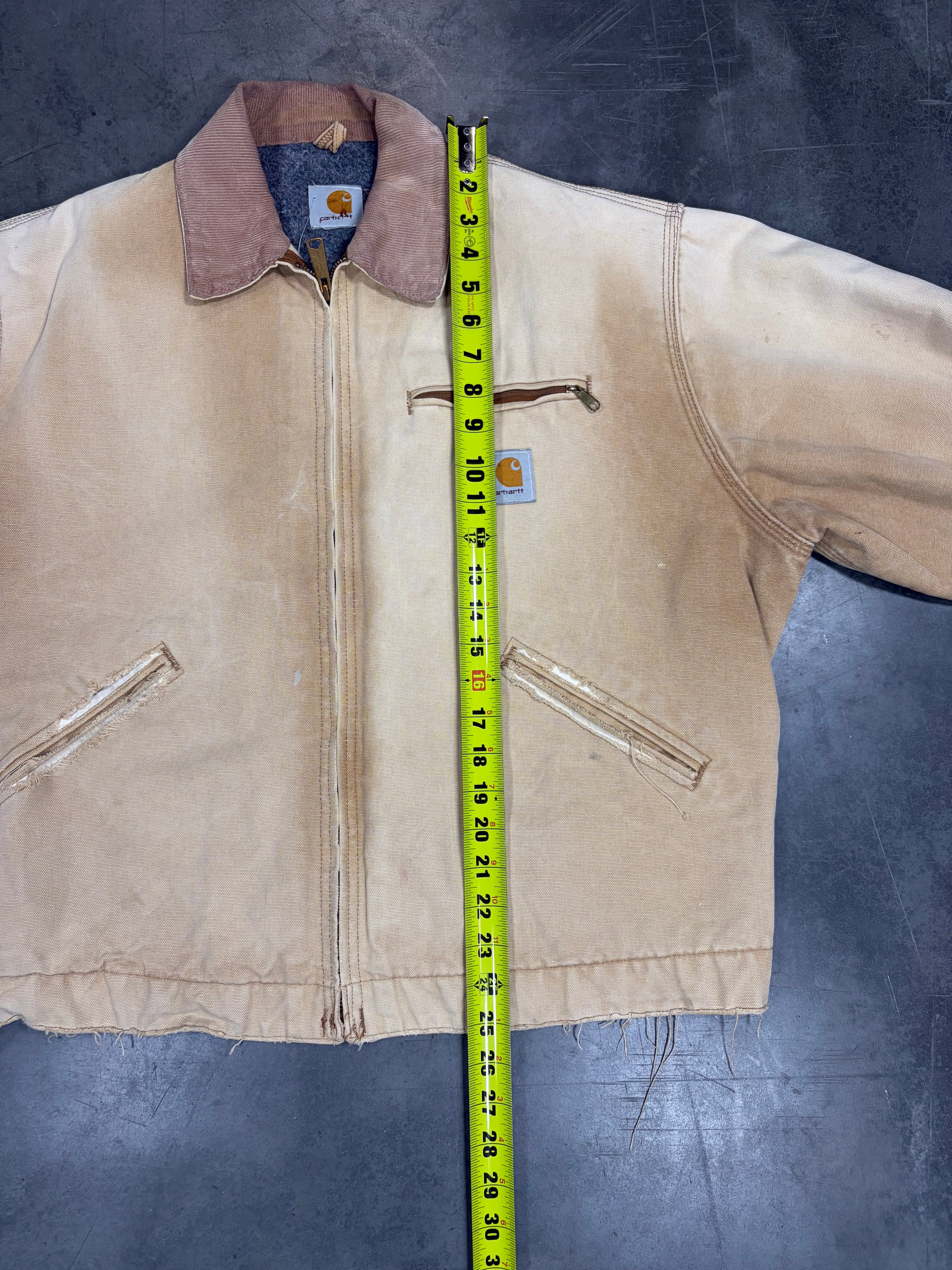 Vintage Blanked Lined Faded Carhartt Detroit Jacket J01