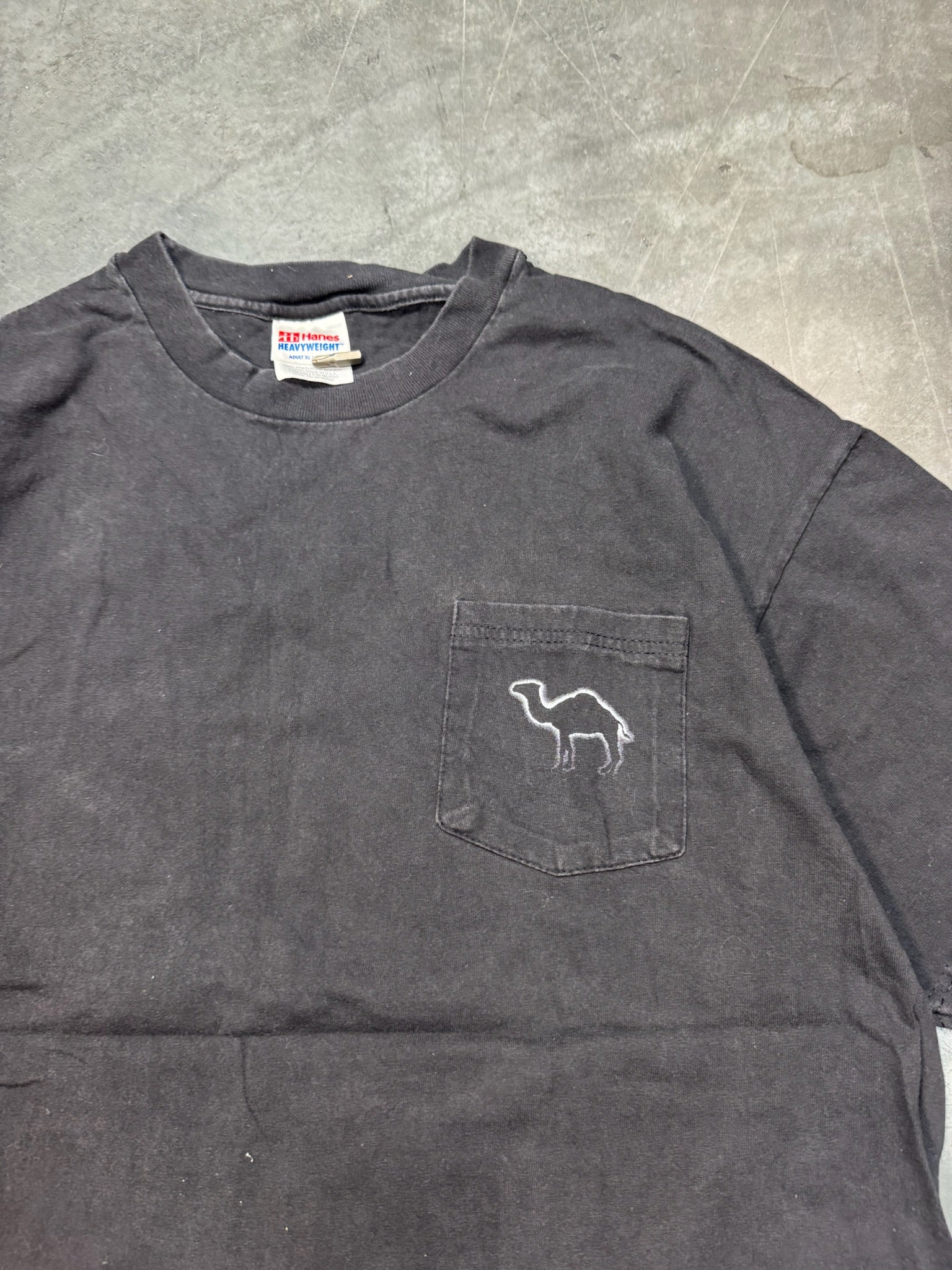 Faded Camel Joe Smoking Tee Vintage Shirt