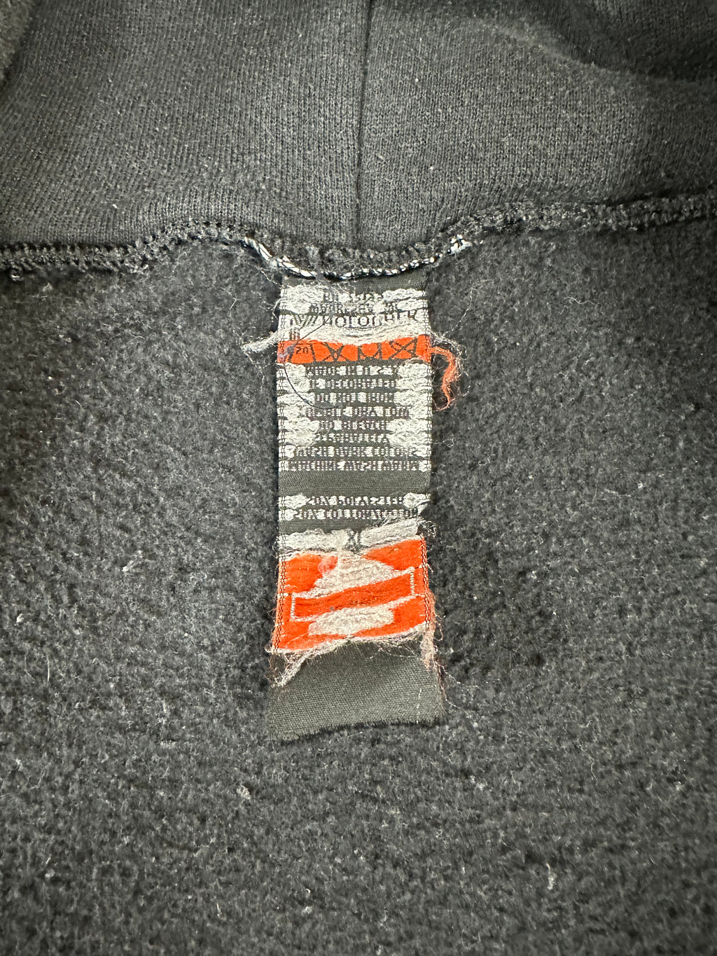 Harley Davidson Zip-Up Jacket Hoodie Flame Sleeve Hits Size XL Biker Motorcycle