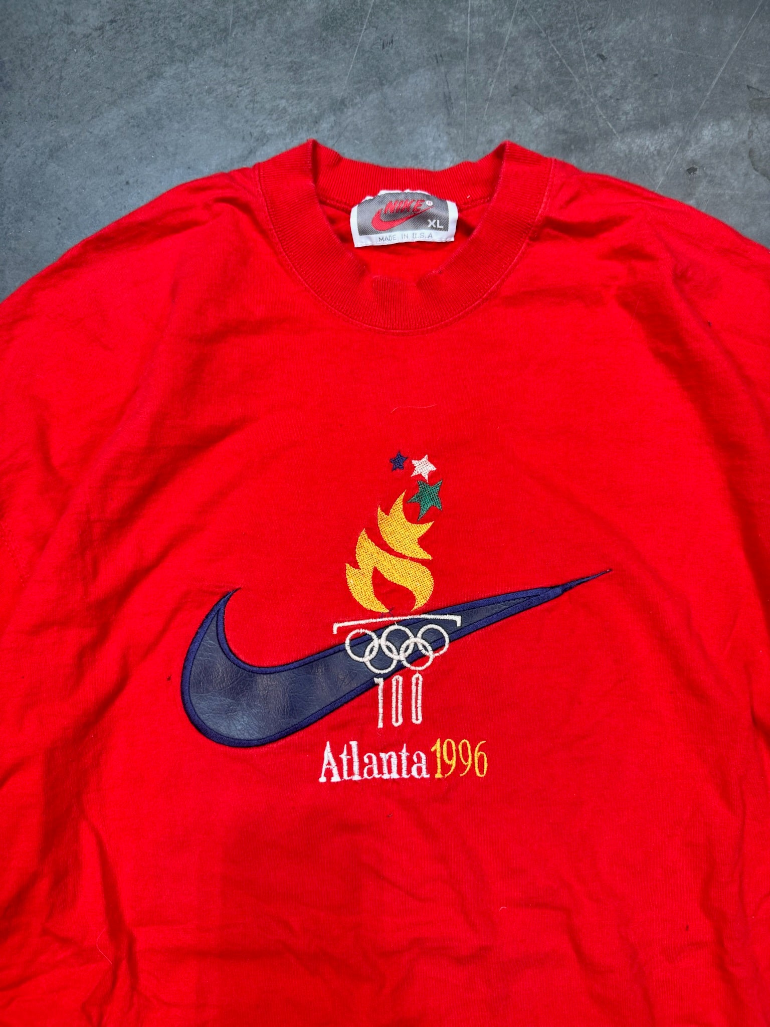 Rare Nike Atlanta 1996 Olympics Vintage Collab Shirt