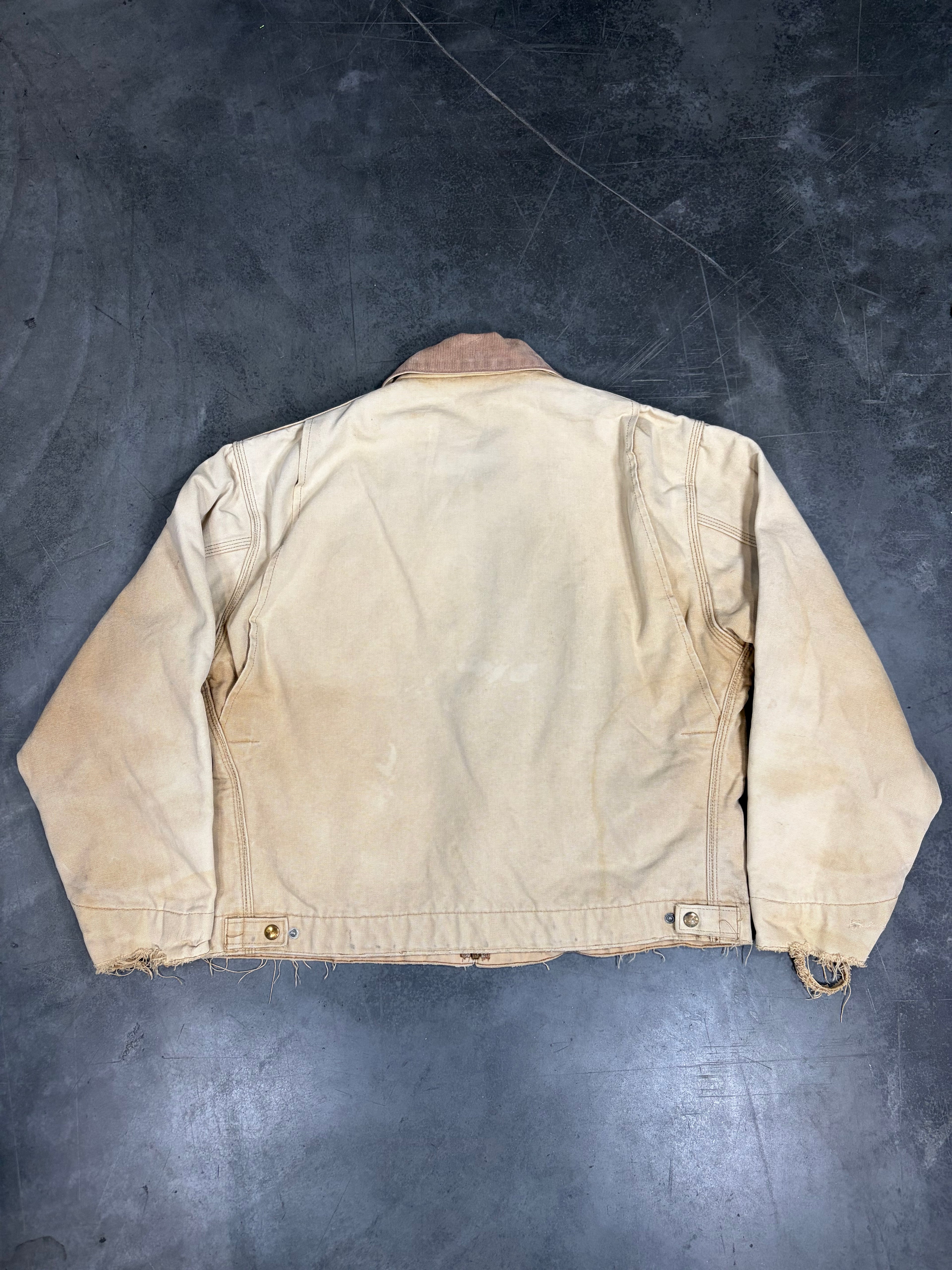 Vintage Blanked Lined Faded Carhartt Detroit Jacket J01