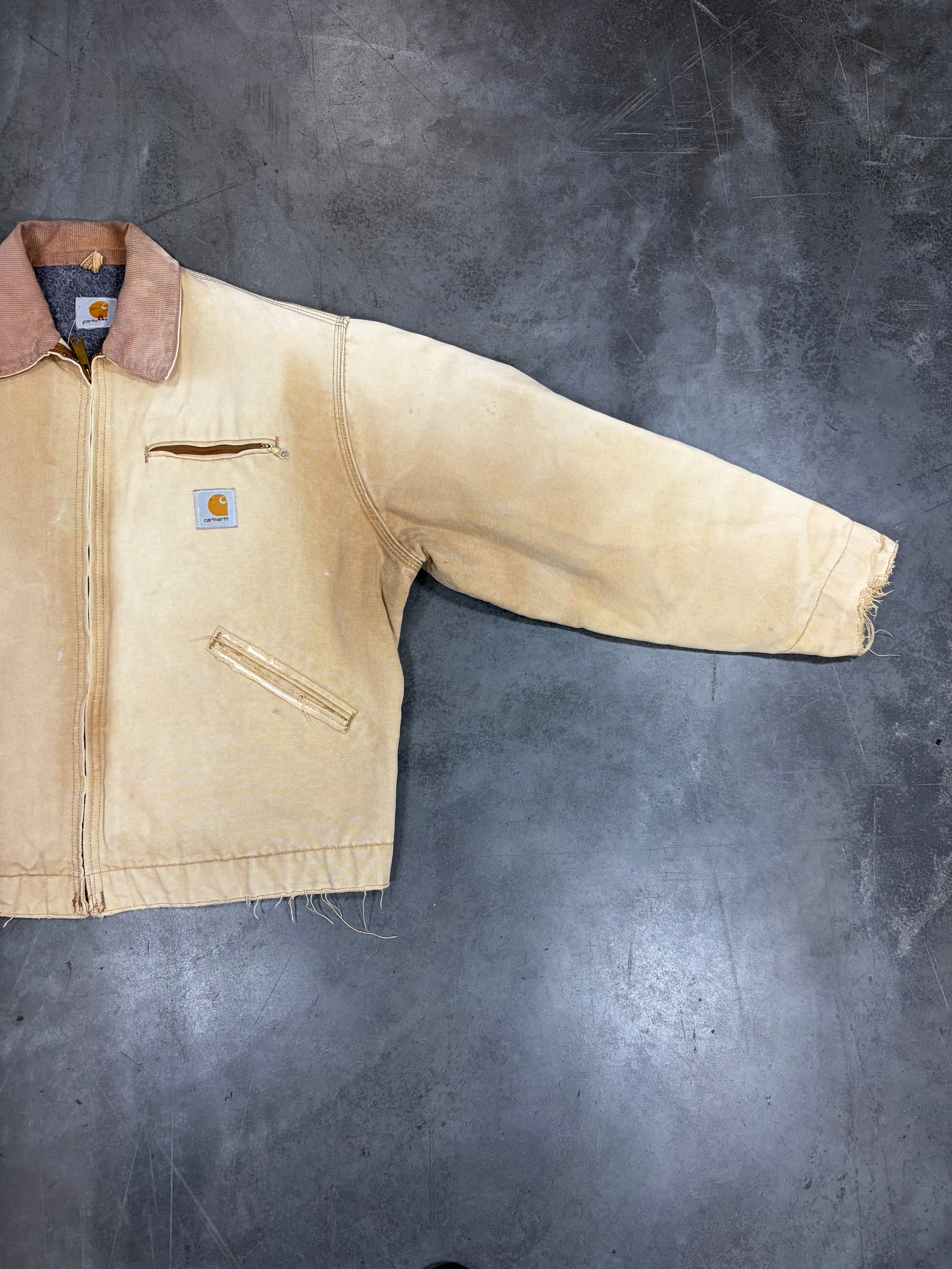 Vintage Blanked Lined Faded Carhartt Detroit Jacket J01