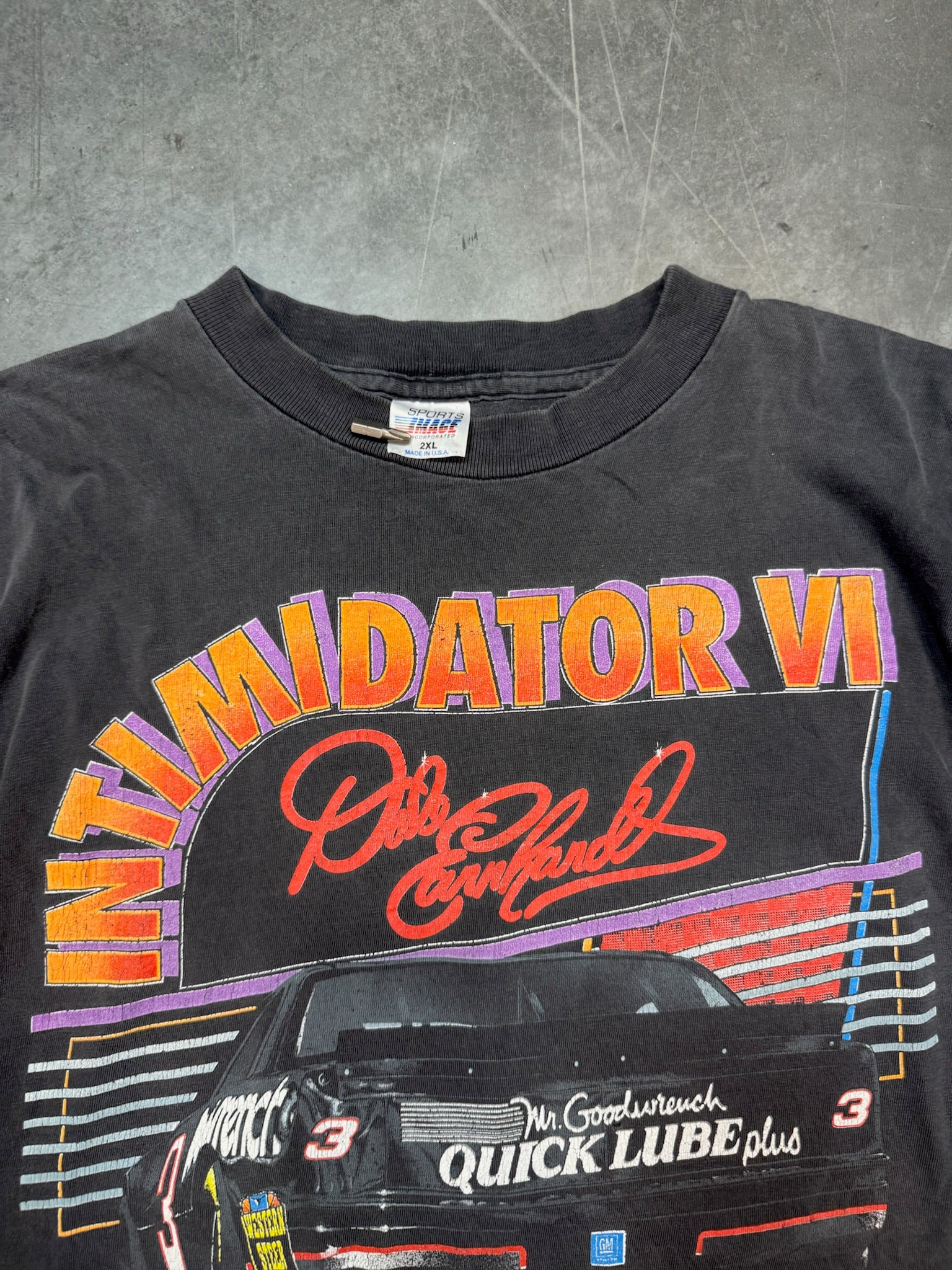 1993 Tour Dale Earnhardt Intimidator VI Racing NASCAR Vintage Shirt