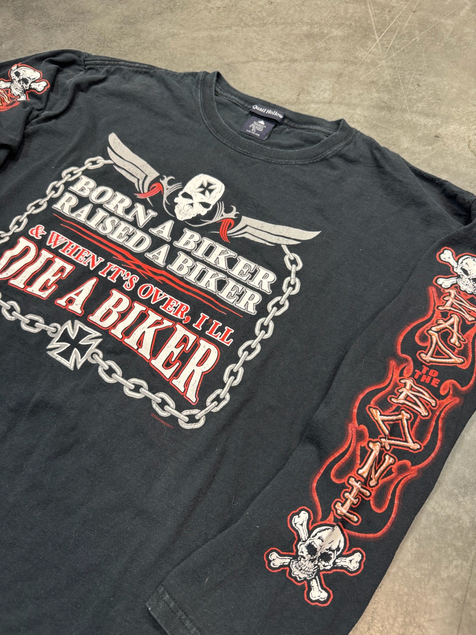 Born a Biker, Raised a Biker Vintage Shirt