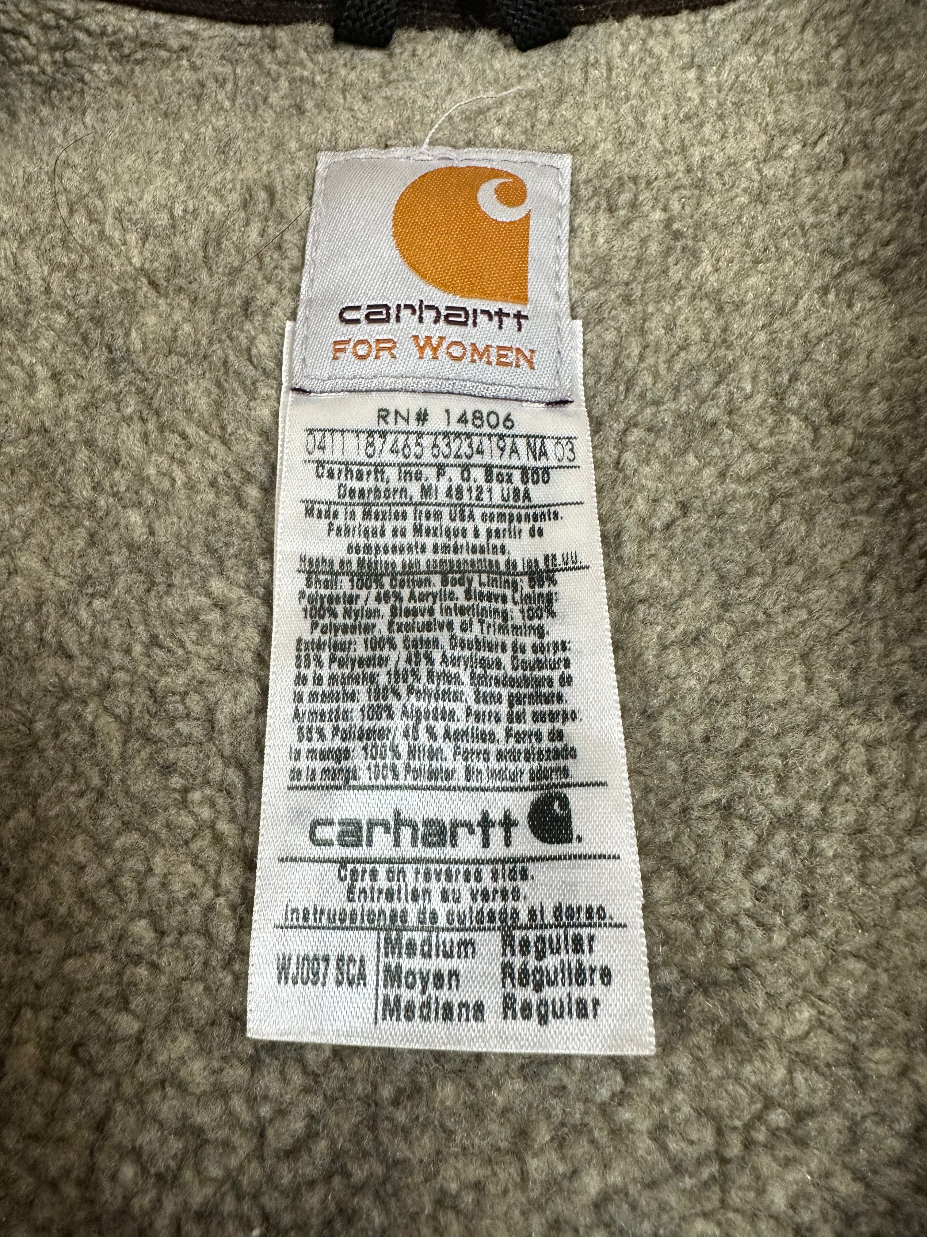 Vintage Carhartt WJ097 SCA Detroit Jacket MED Rare Scarlet Raspberry Pink Rose