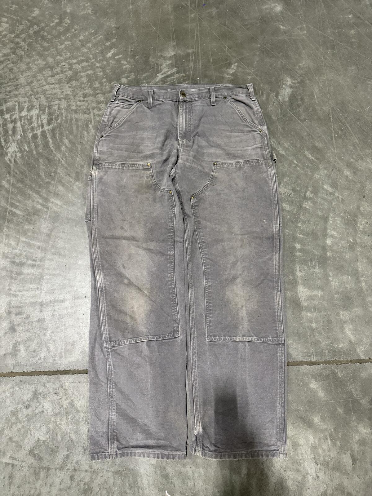 Carhartt B136 GVL Double Knee Carpenter Pants Size 34x32 Vintage