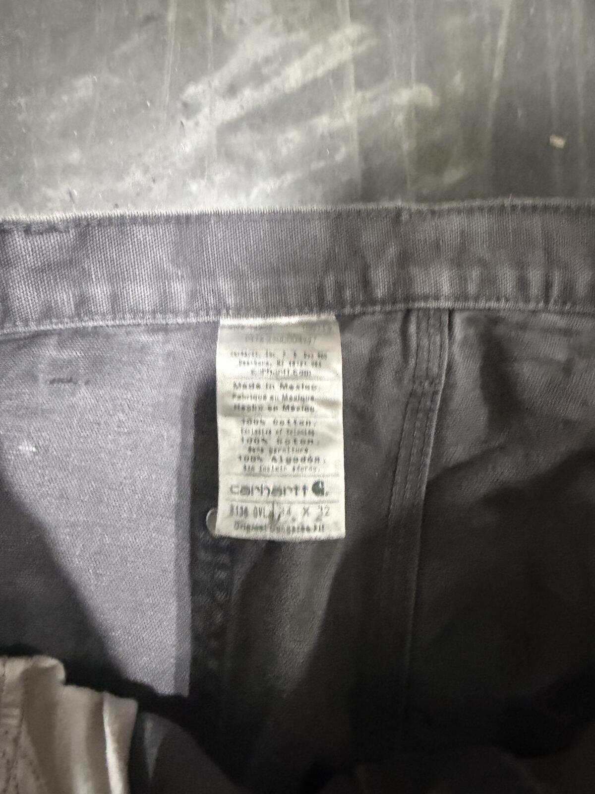 Carhartt B136 GVL Double Knee Carpenter Pants Size 34x32 Vintage