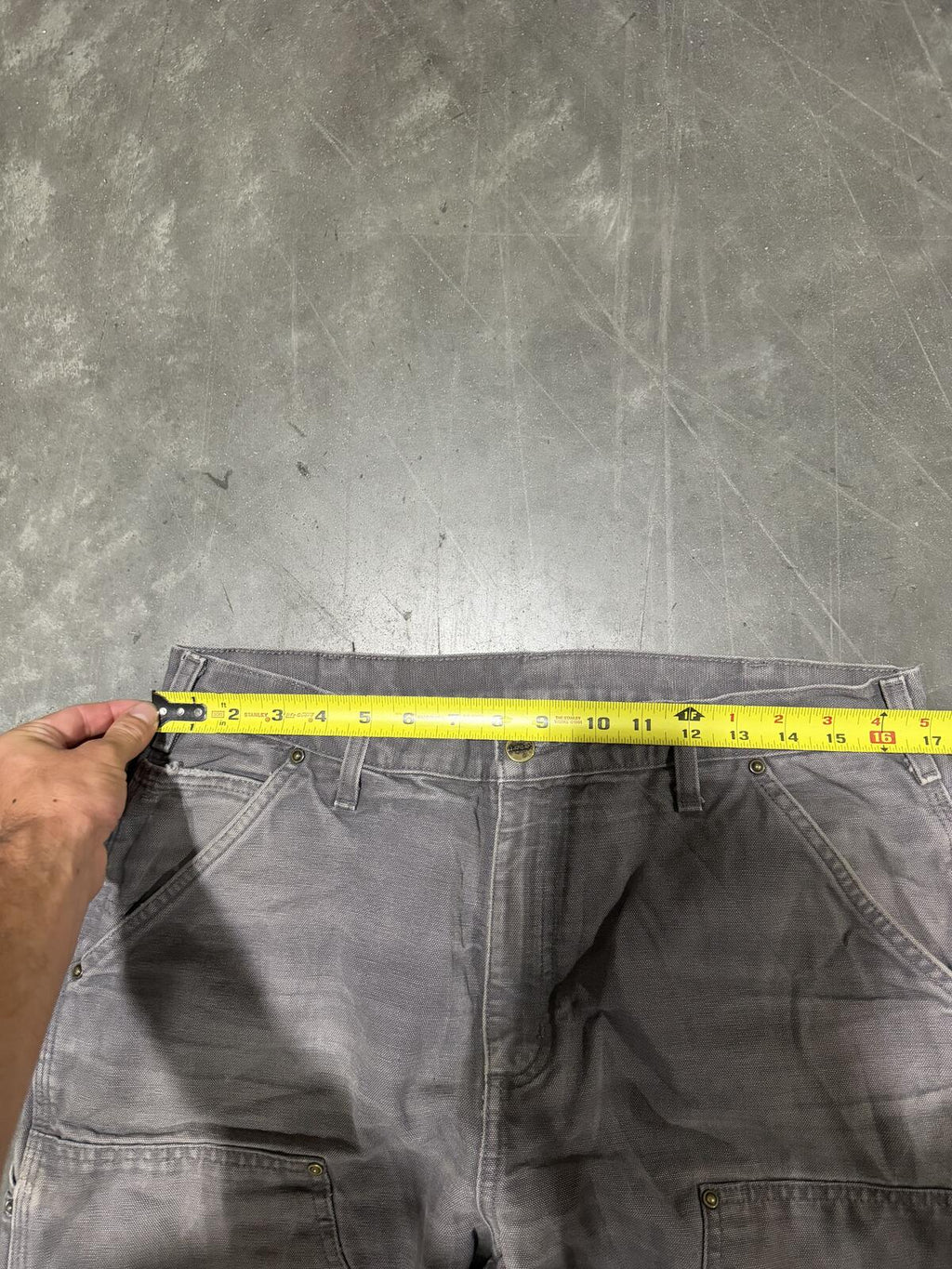 Carhartt B136 GVL Double Knee Carpenter Pants Size 34x32 Vintage