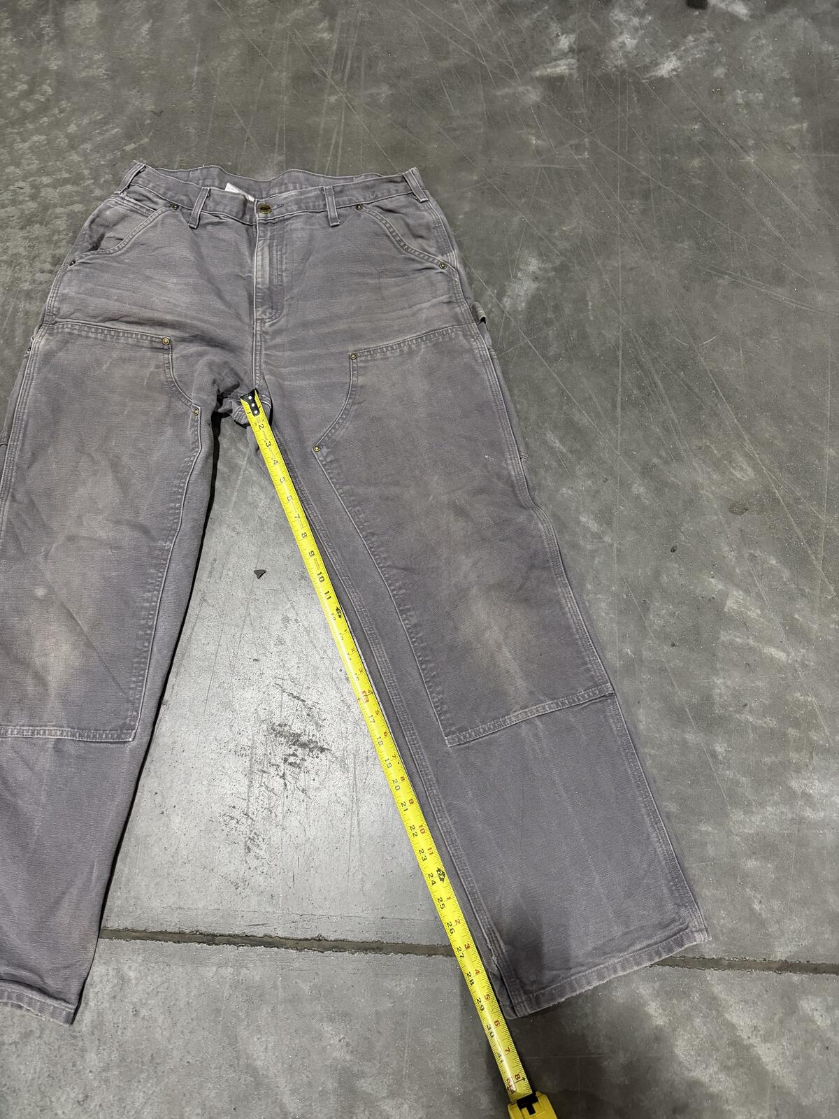 Carhartt B136 GVL Double Knee Carpenter Pants Size 34x32 Vintage