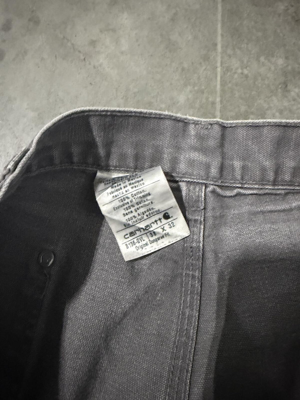 Carhartt B136 GVL Double Knee Carpenter Pants Size 38x32 Vintage